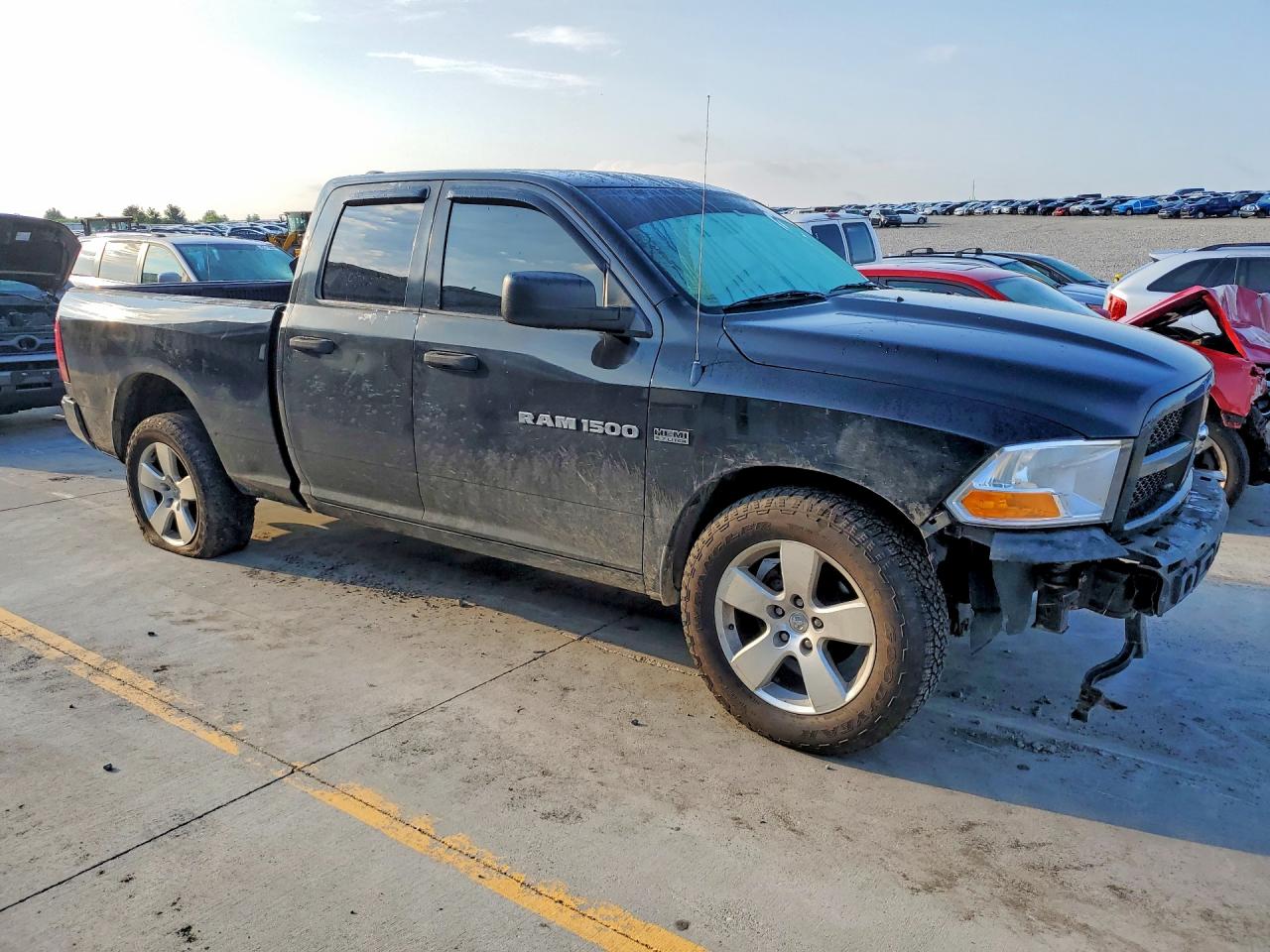 2012 Dodge Ram 1500 St Black vin: 1C6RD7FT8CS167051