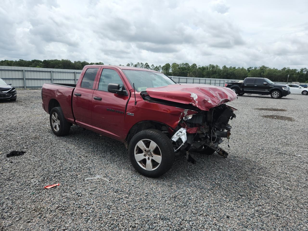 2012 Dodge Ram 1500 St Red vin: 1C6RD7FT9CS218122