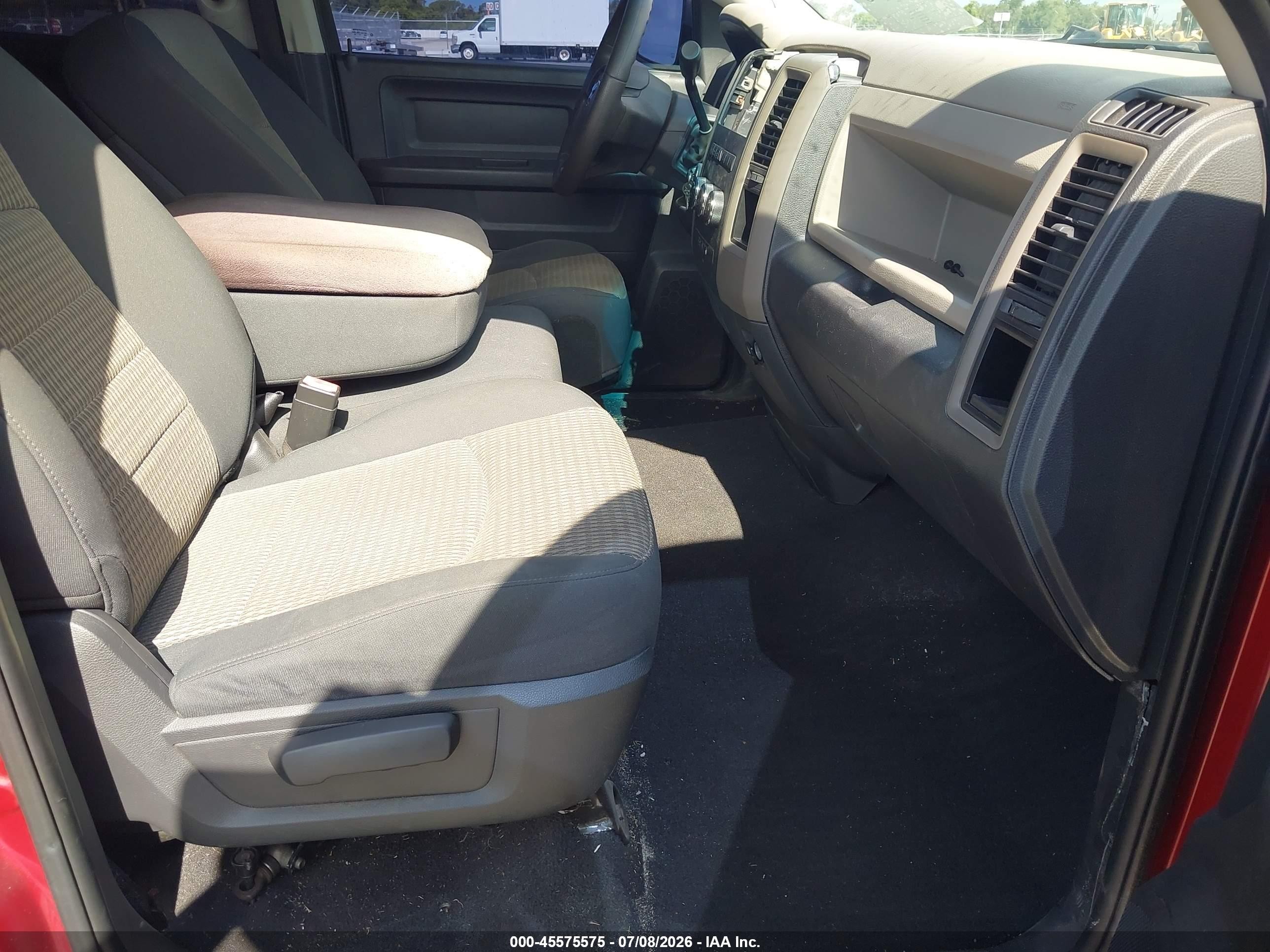 2012 Ram 1500 Express Red vin: 1C6RD7FT9CS244946