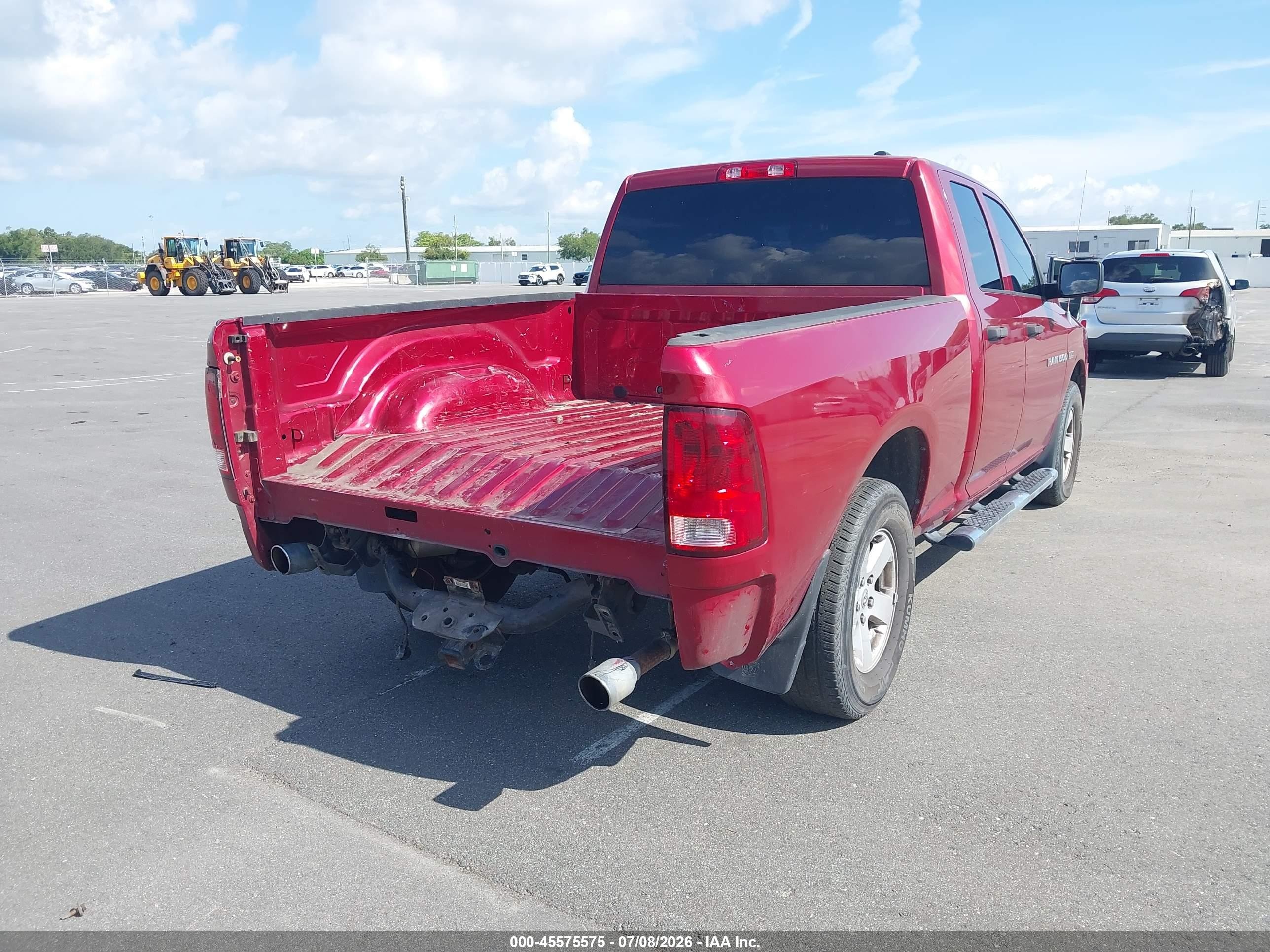 2012 Ram 1500 Express Red vin: 1C6RD7FT9CS244946