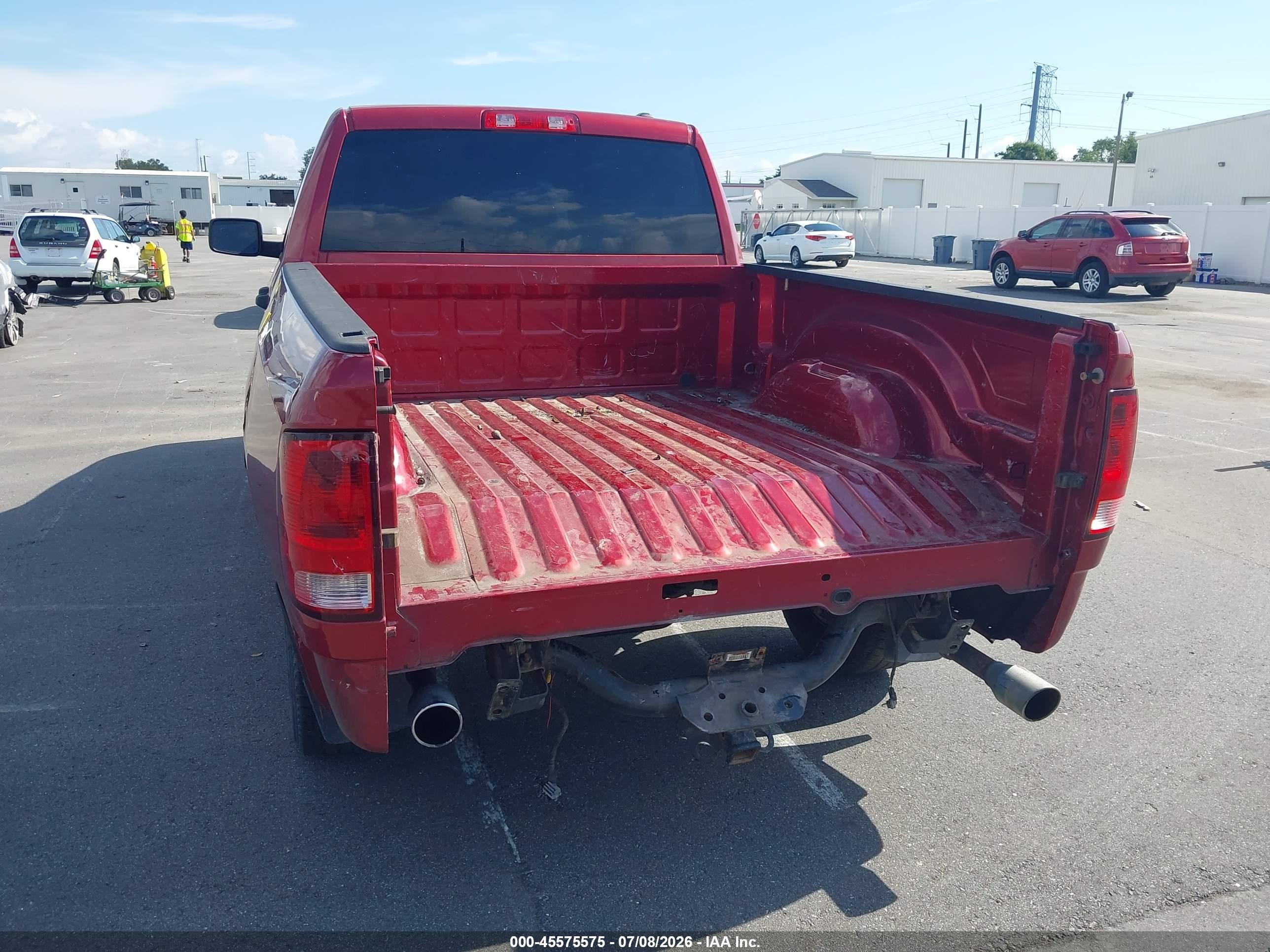 2012 Ram 1500 Express Red vin: 1C6RD7FT9CS244946