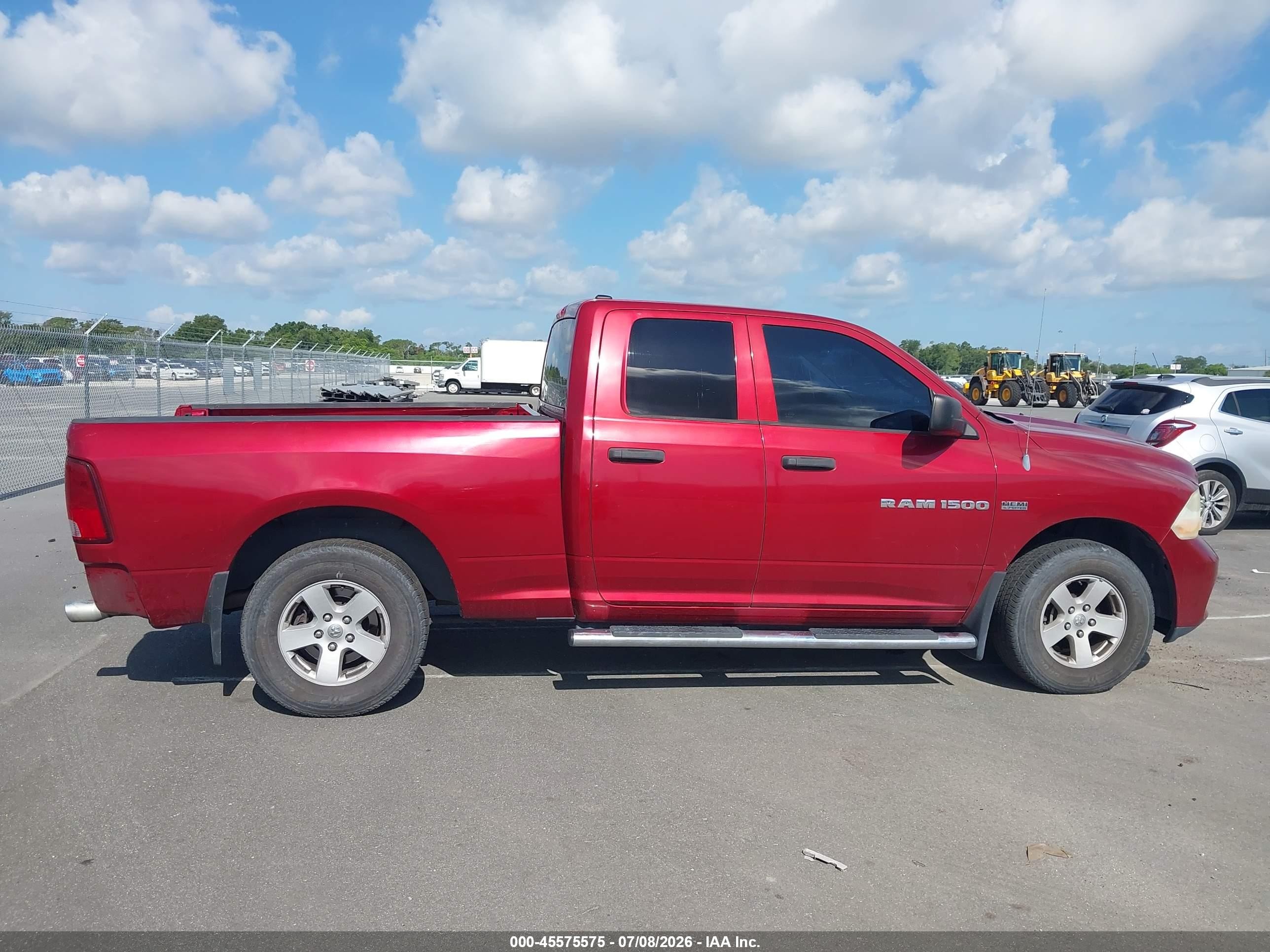 2012 Ram 1500 Express Red vin: 1C6RD7FT9CS244946
