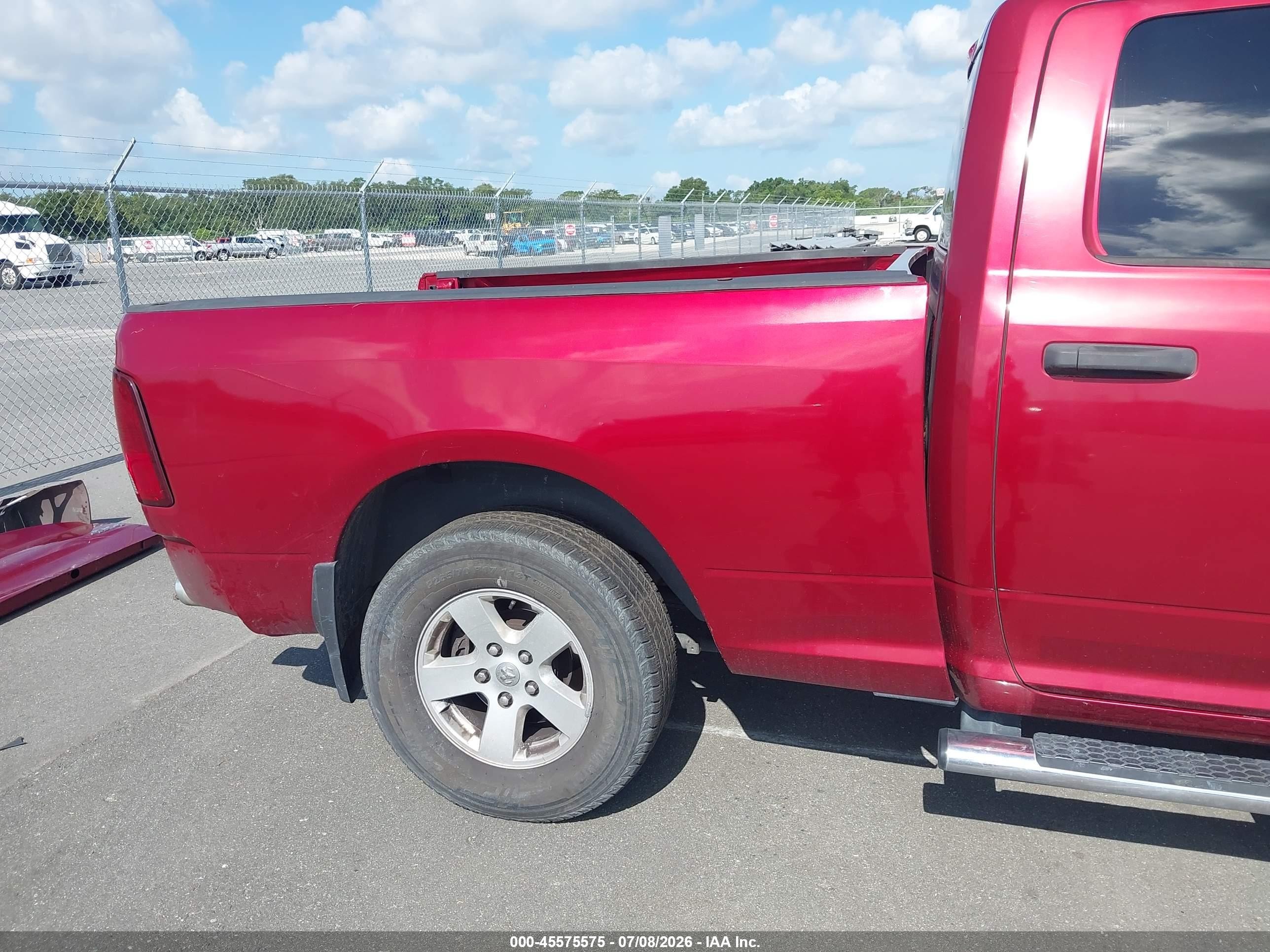 2012 Ram 1500 Express Red vin: 1C6RD7FT9CS244946