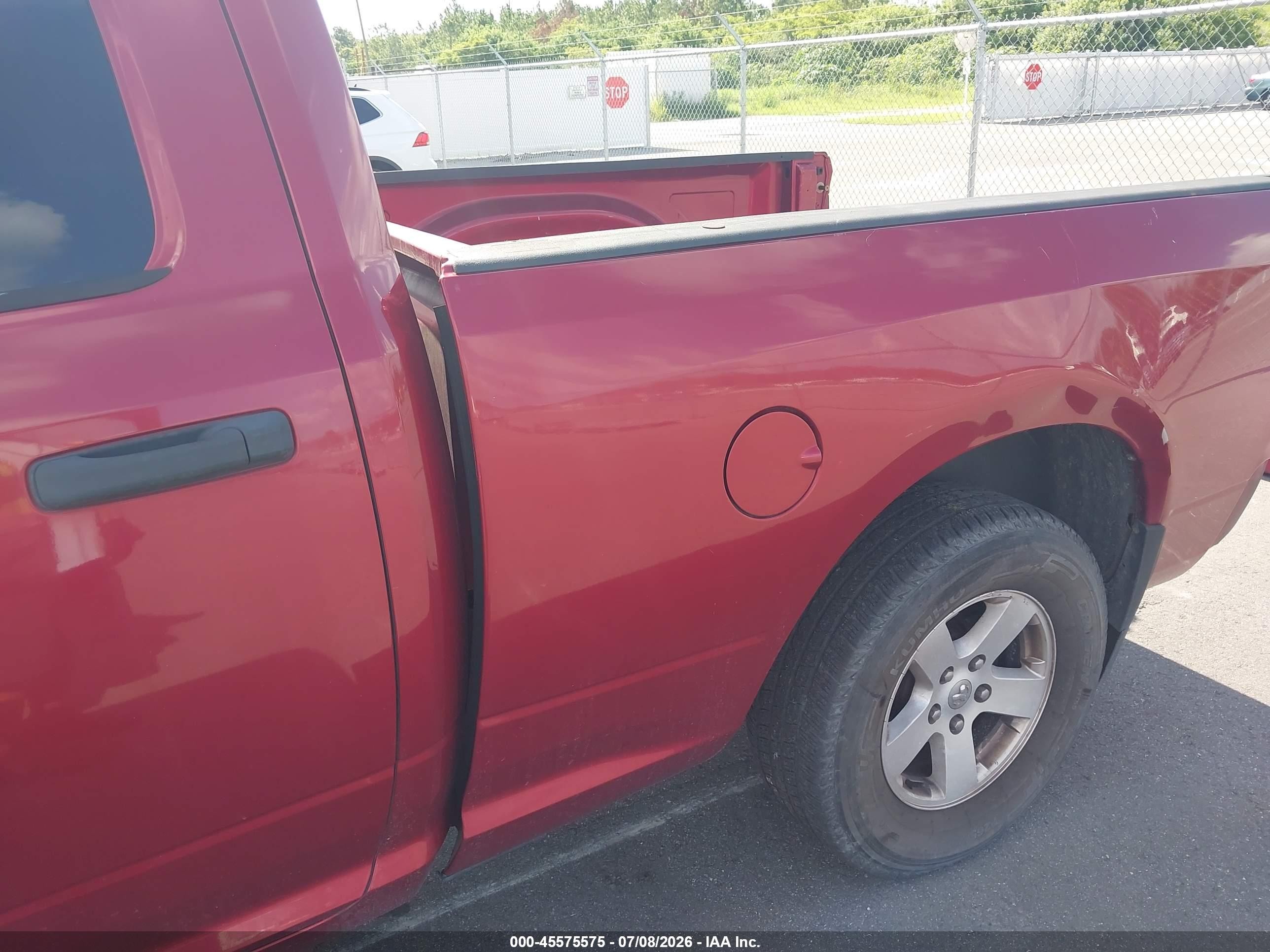 2012 Ram 1500 Express Red vin: 1C6RD7FT9CS244946