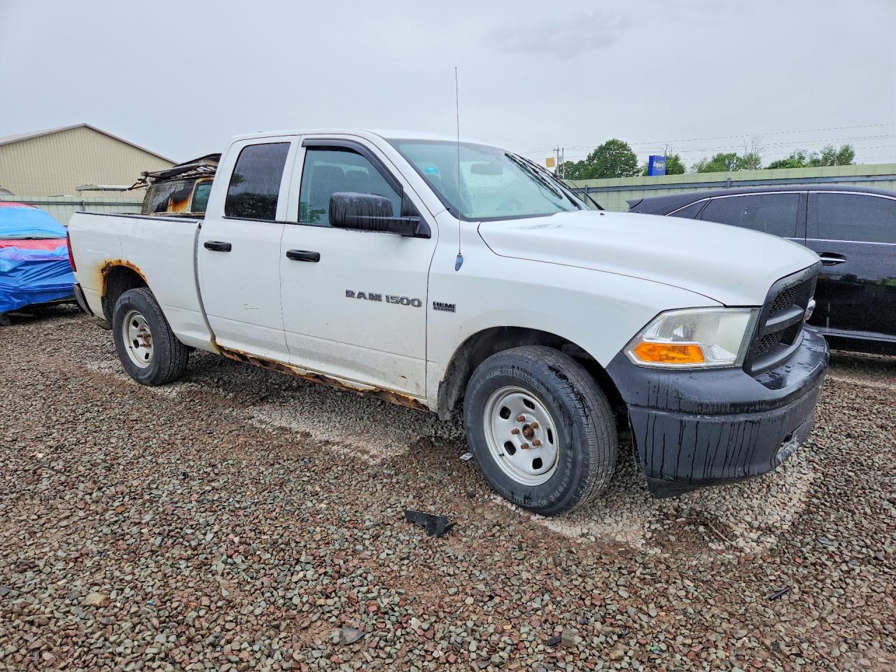 2012 Dodge Ram 1500 St White vin: 1C6RD7FT9CS303218