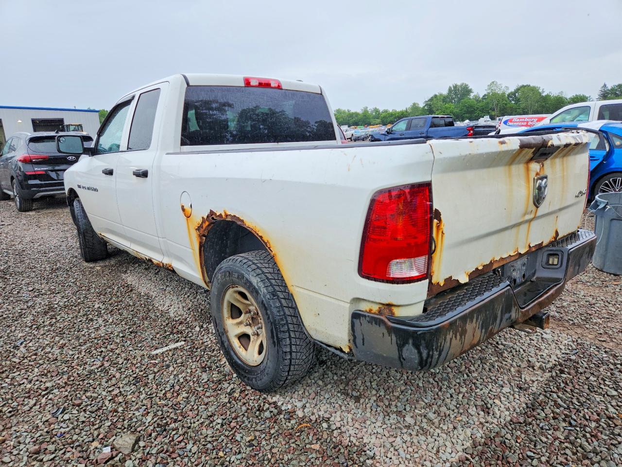 2012 Dodge Ram 1500 St White vin: 1C6RD7FT9CS303218