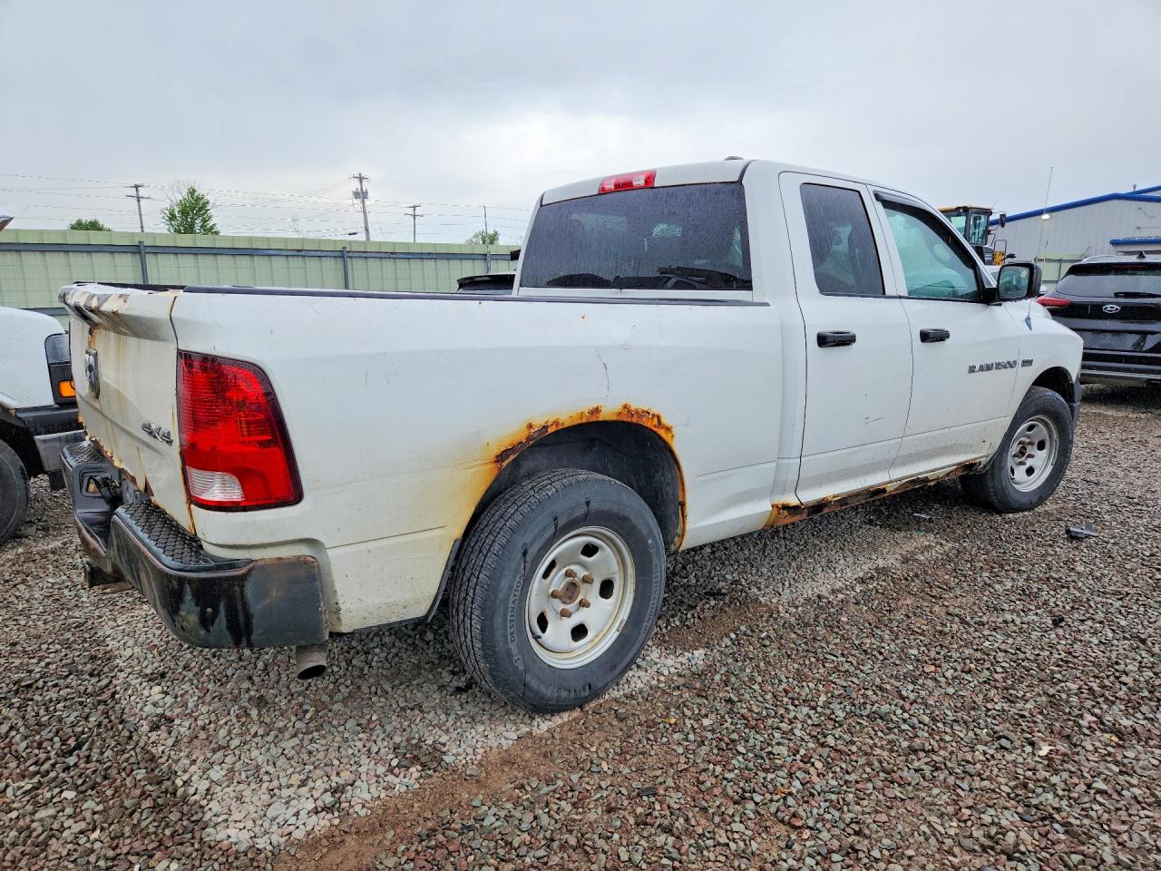 2012 Dodge Ram 1500 St White vin: 1C6RD7FT9CS303218