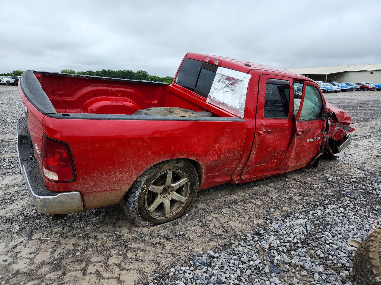 2012 Dodge Ram 1500 Slt Red vin: 1C6RD7GP2CS292645