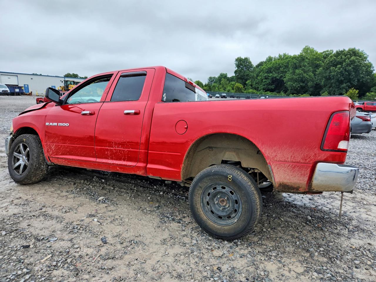 2012 Dodge Ram 1500 Slt Red vin: 1C6RD7GP2CS292645