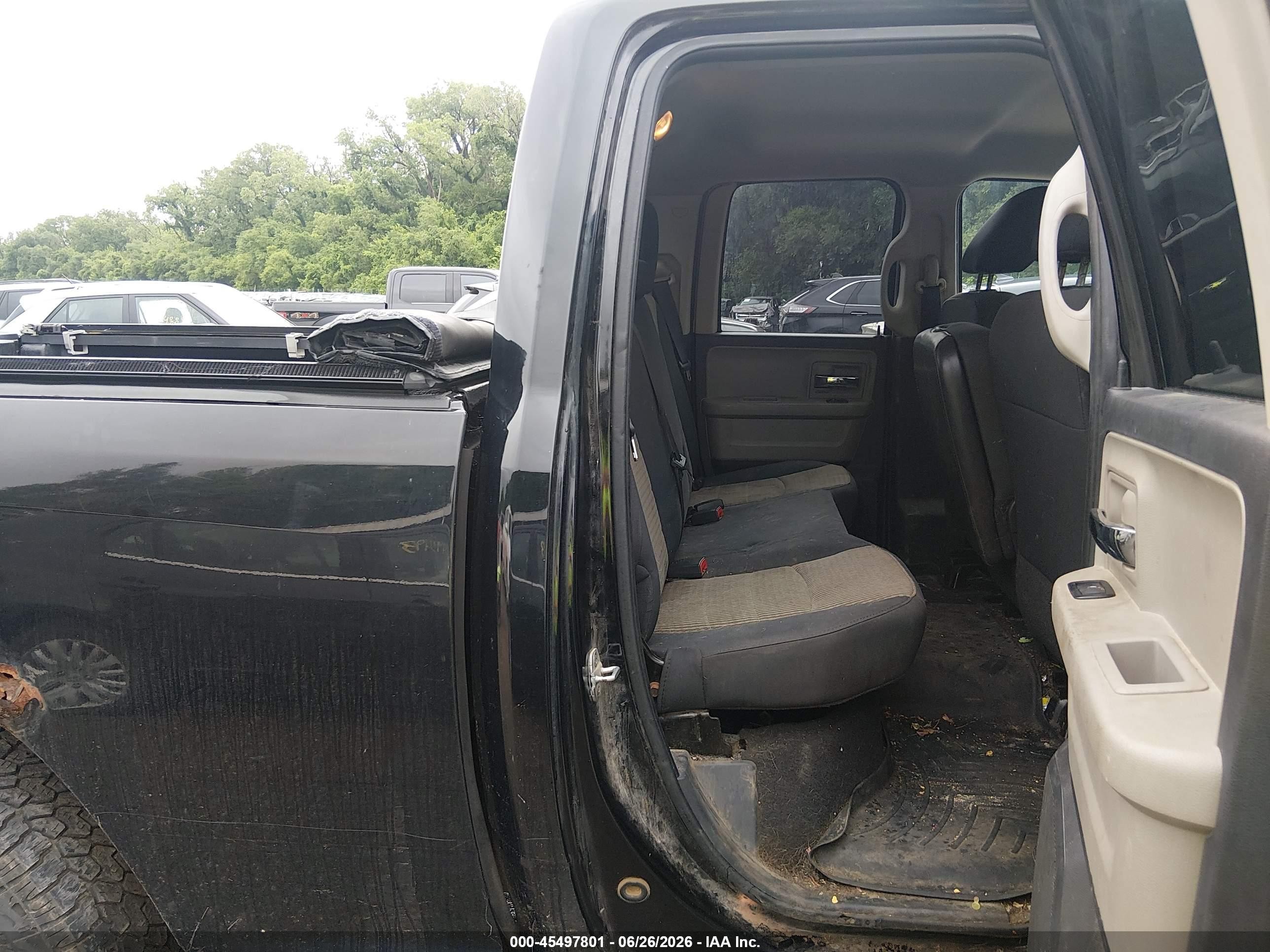 2012 Ram 1500 Slt Black vin: 1C6RD7GP3CS139448