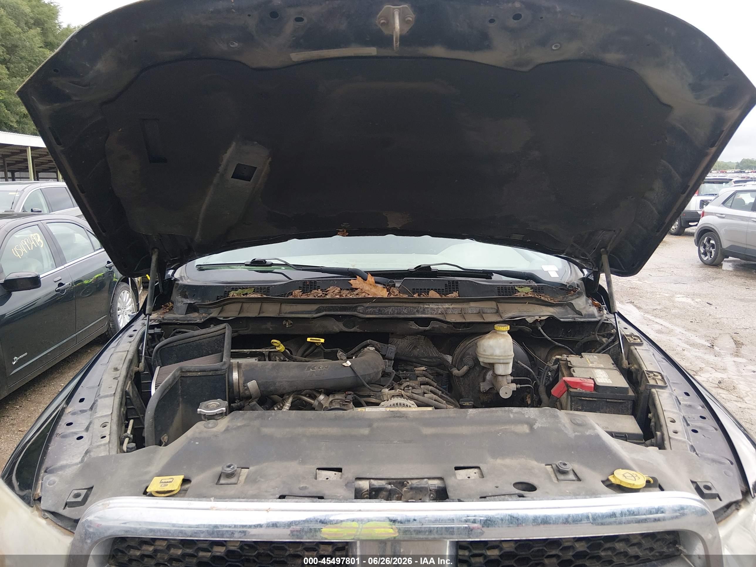 2012 Ram 1500 Slt Black vin: 1C6RD7GP3CS139448