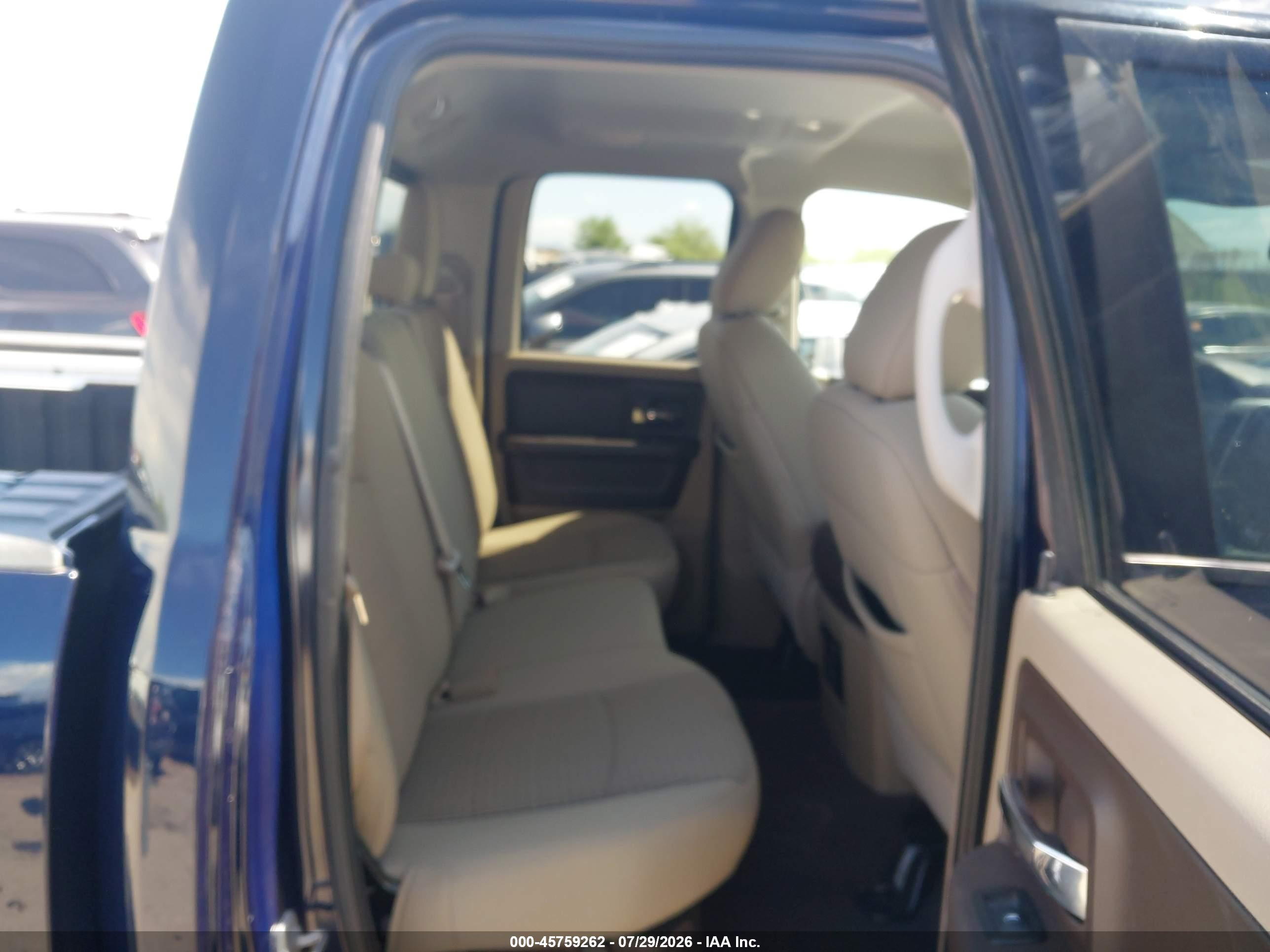 2012 Dodge Ram 1500 Slt Blue vin: 1C6RD7GP5CS179014