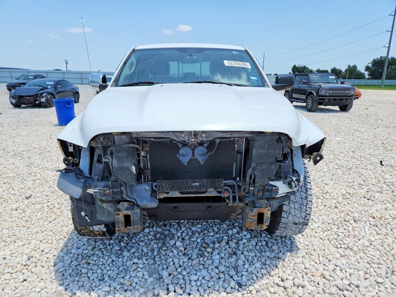 2012 Dodge Ram 1500 Slt White vin: 1C6RD7GP5CS220693