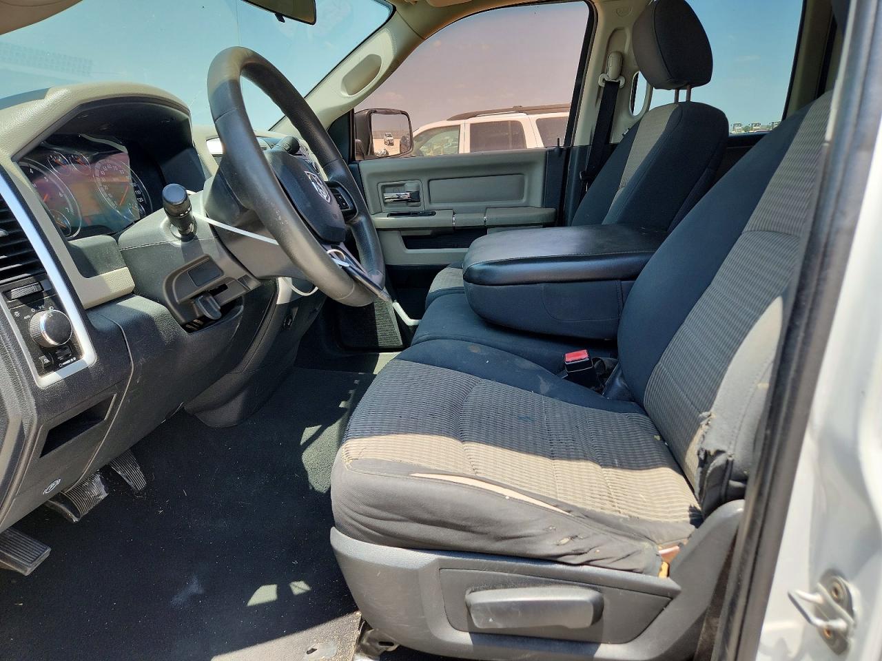 2012 Dodge Ram 1500 Slt White vin: 1C6RD7GP5CS220693