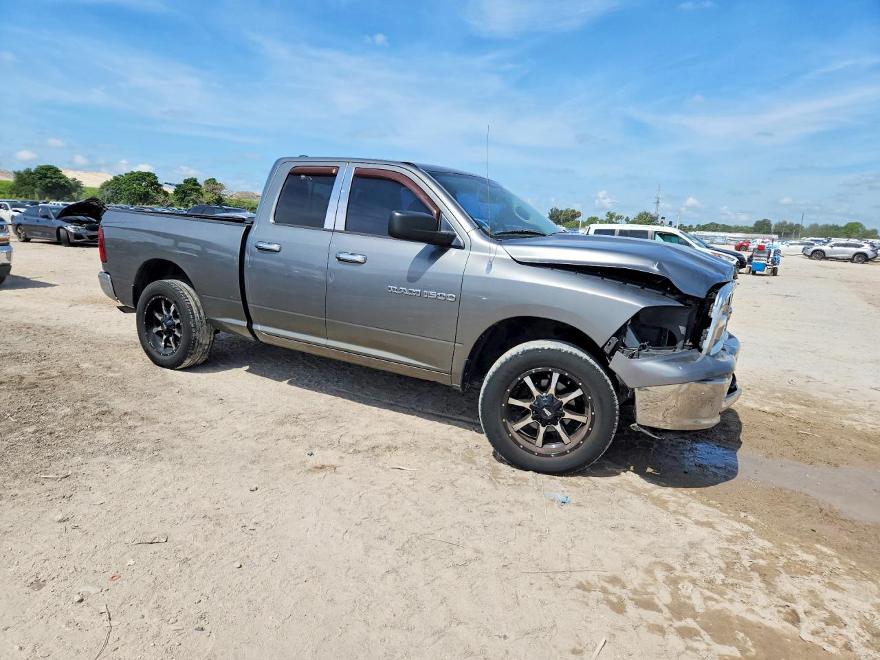 2012 Dodge Ram 1500 Slt Gray vin: 1C6RD7GP5CS220807