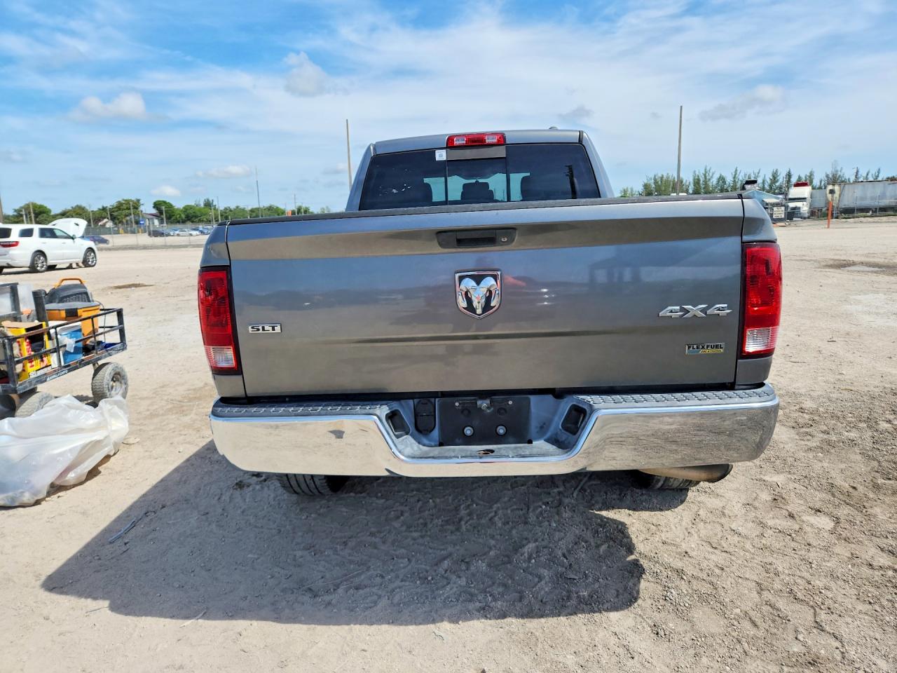 2012 Dodge Ram 1500 Slt Gray vin: 1C6RD7GP5CS220807