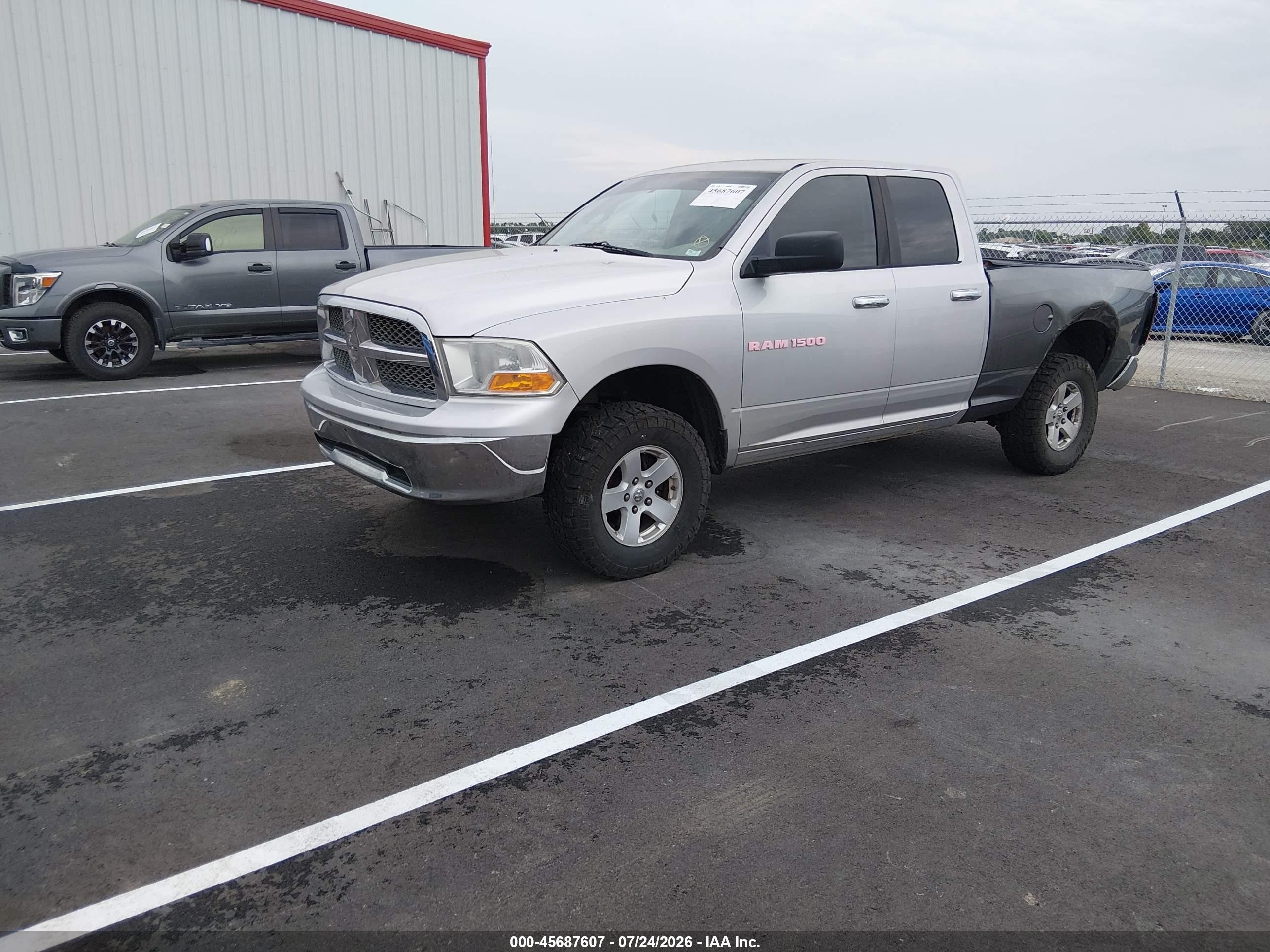 2012 Ram 1500 Slt White vin: 1C6RD7GP8CS266194