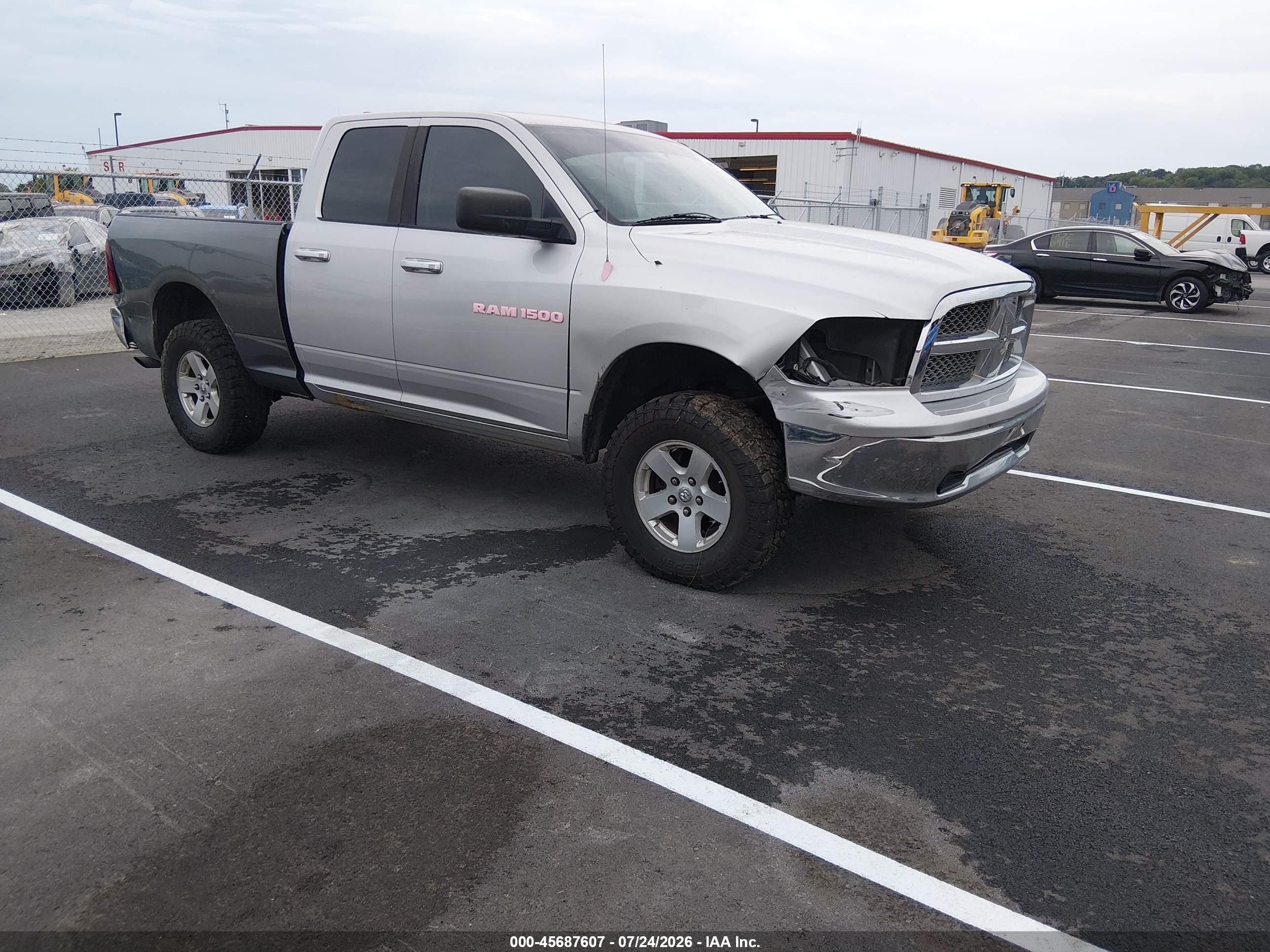2012 Ram 1500 Slt White vin: 1C6RD7GP8CS266194