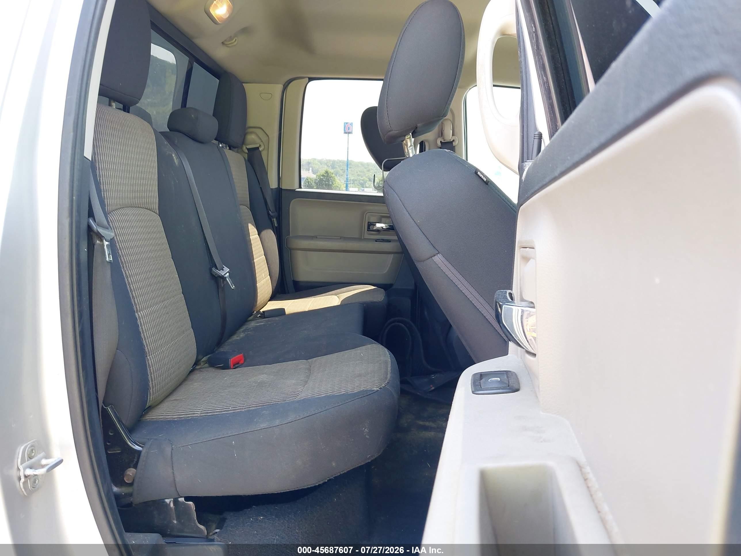 2012 Ram 1500 Slt White vin: 1C6RD7GP8CS266194