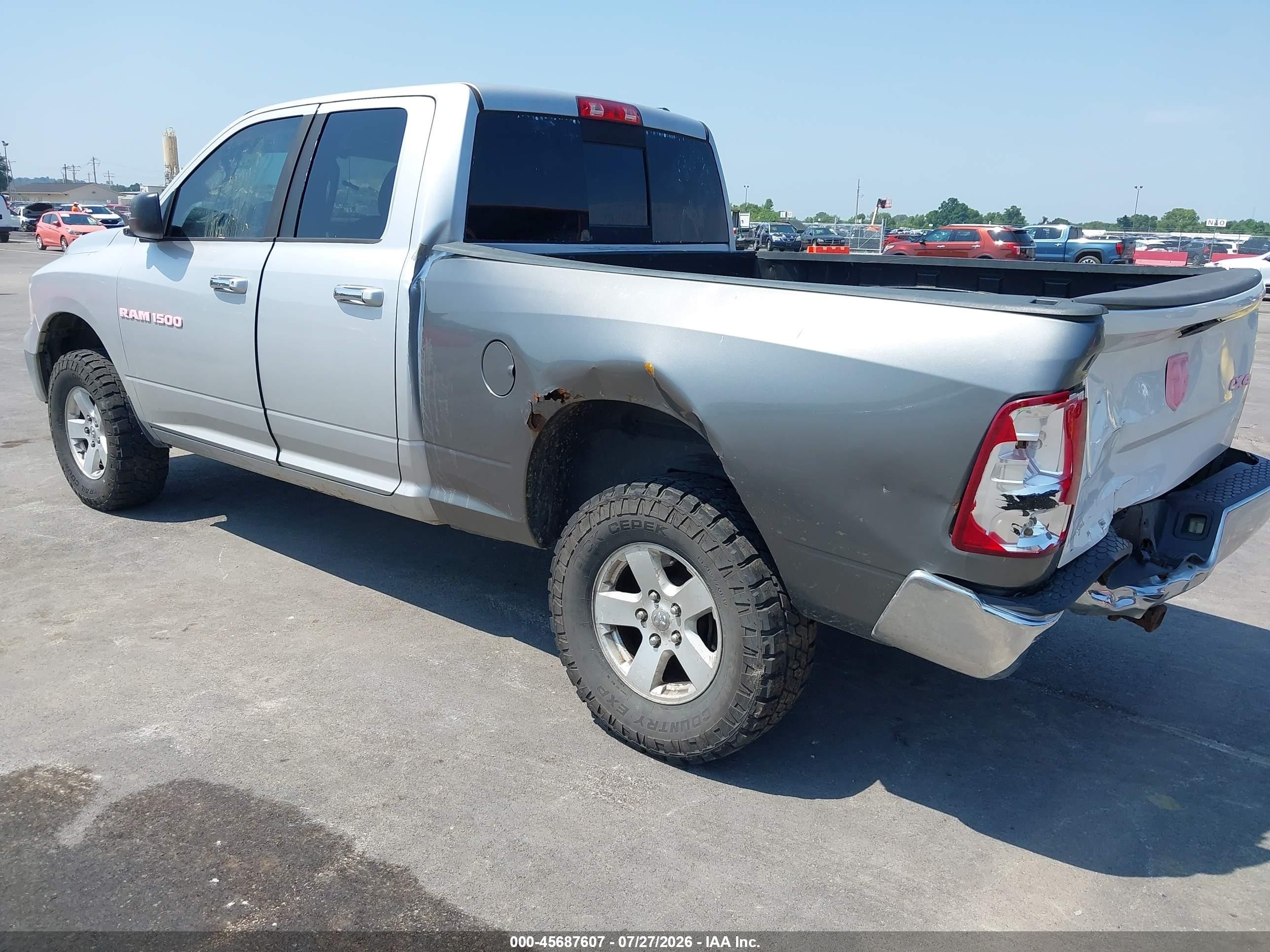 2012 Ram 1500 Slt White vin: 1C6RD7GP8CS266194