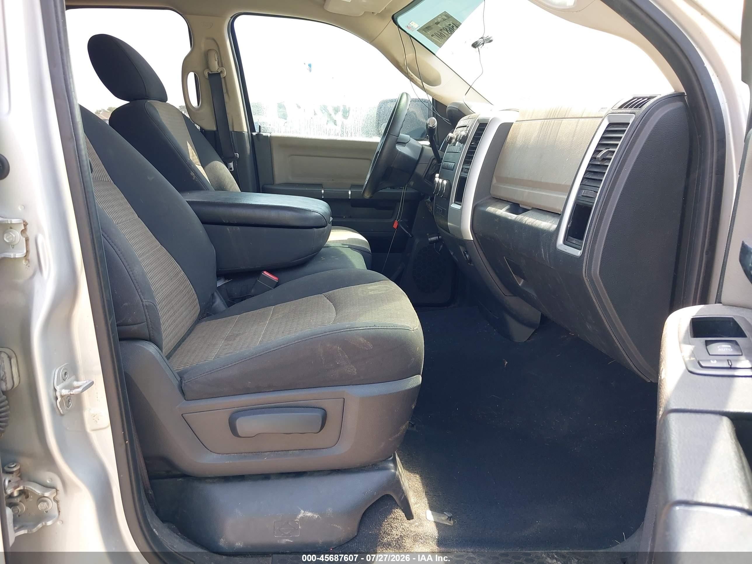2012 Ram 1500 Slt White vin: 1C6RD7GP8CS266194