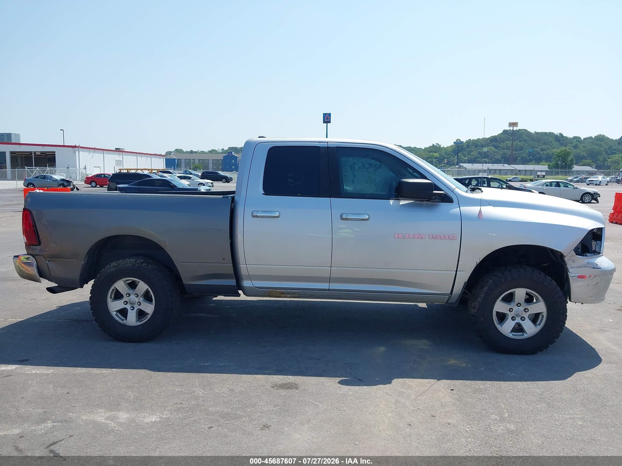 2012 Ram 1500 Slt White vin: 1C6RD7GP8CS266194