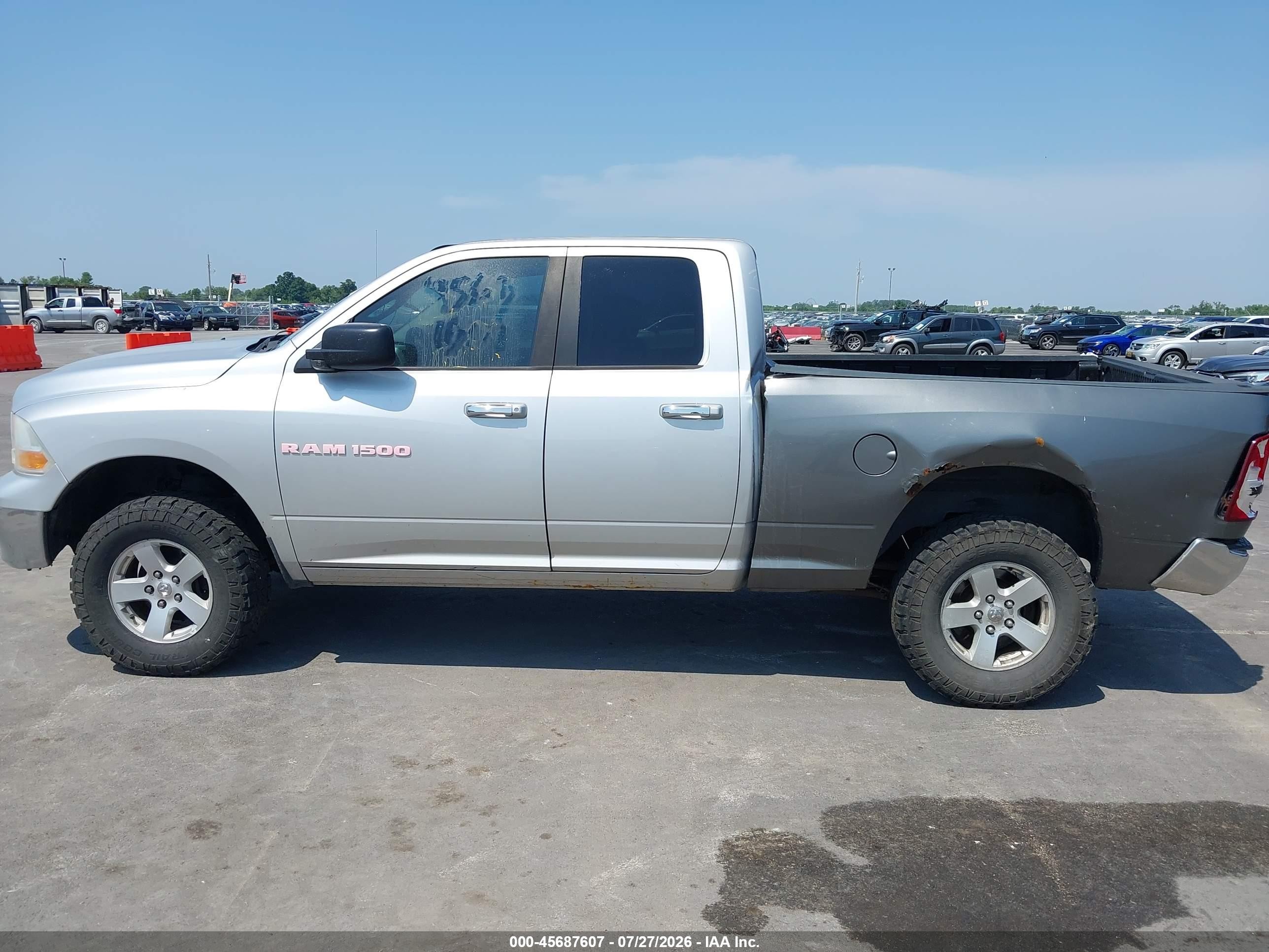 2012 Ram 1500 Slt White vin: 1C6RD7GP8CS266194