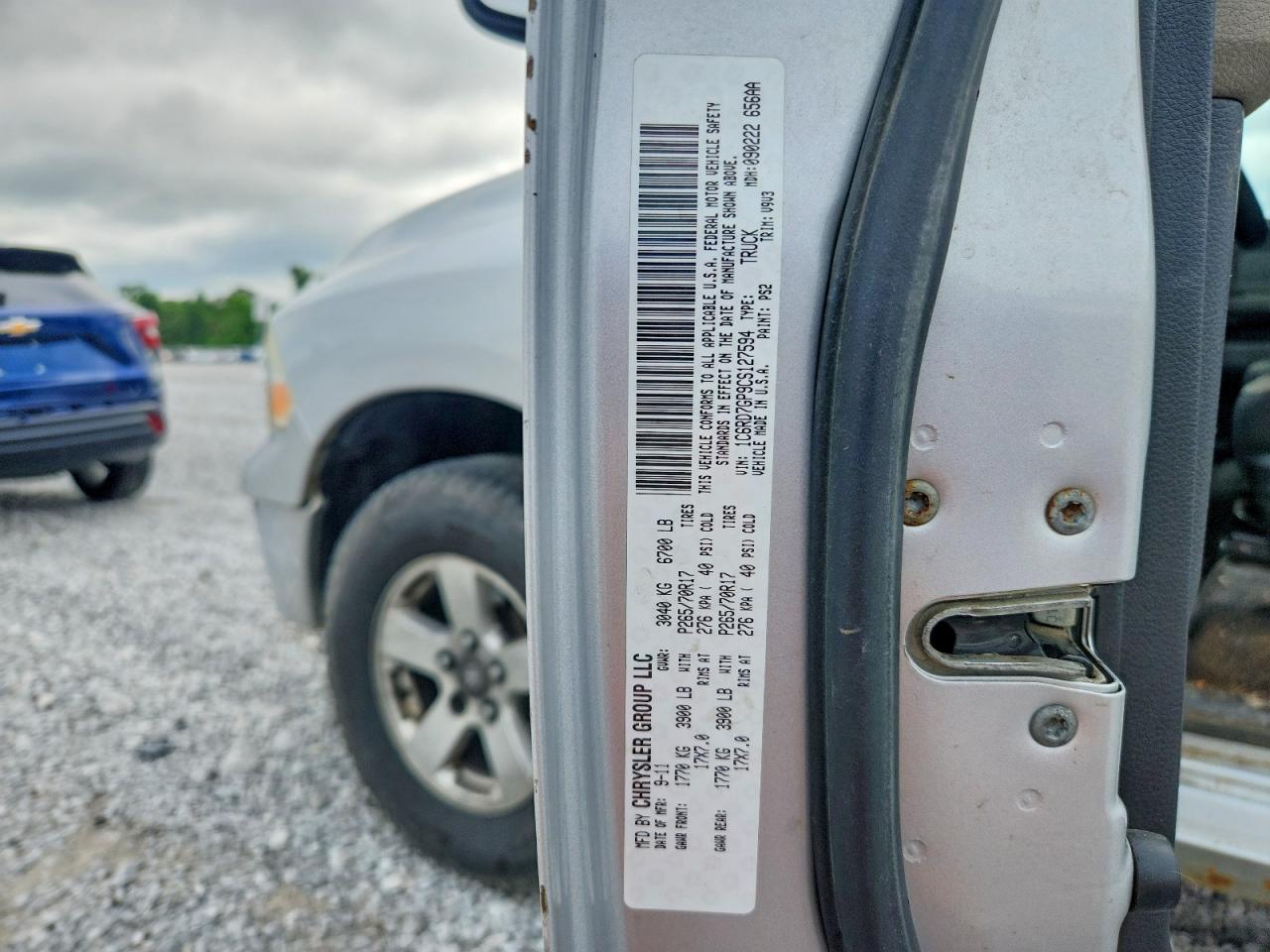 2012 Dodge Ram 1500 Slt Silver vin: 1C6RD7GP9CS127594