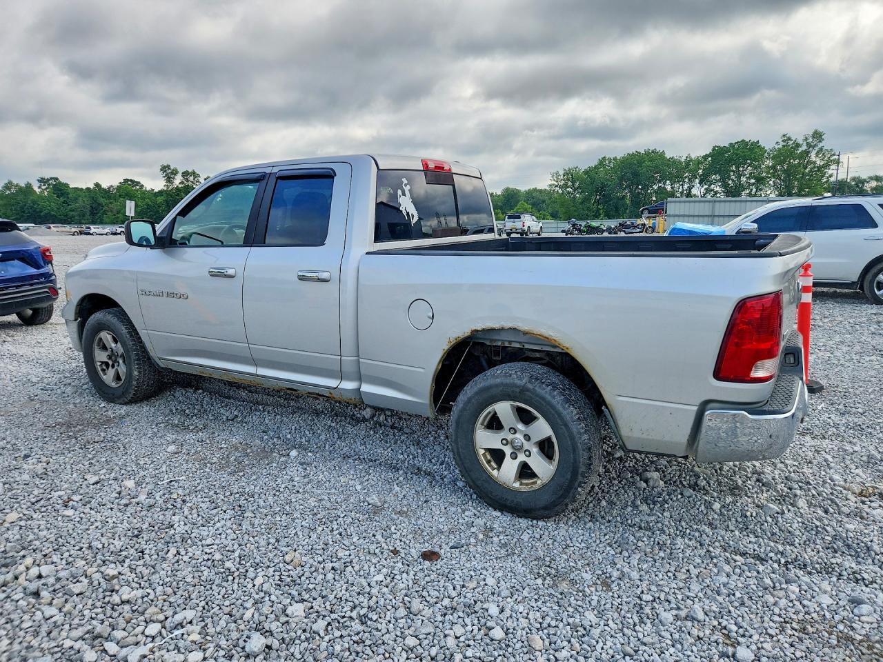 2012 Dodge Ram 1500 Slt Silver vin: 1C6RD7GP9CS127594