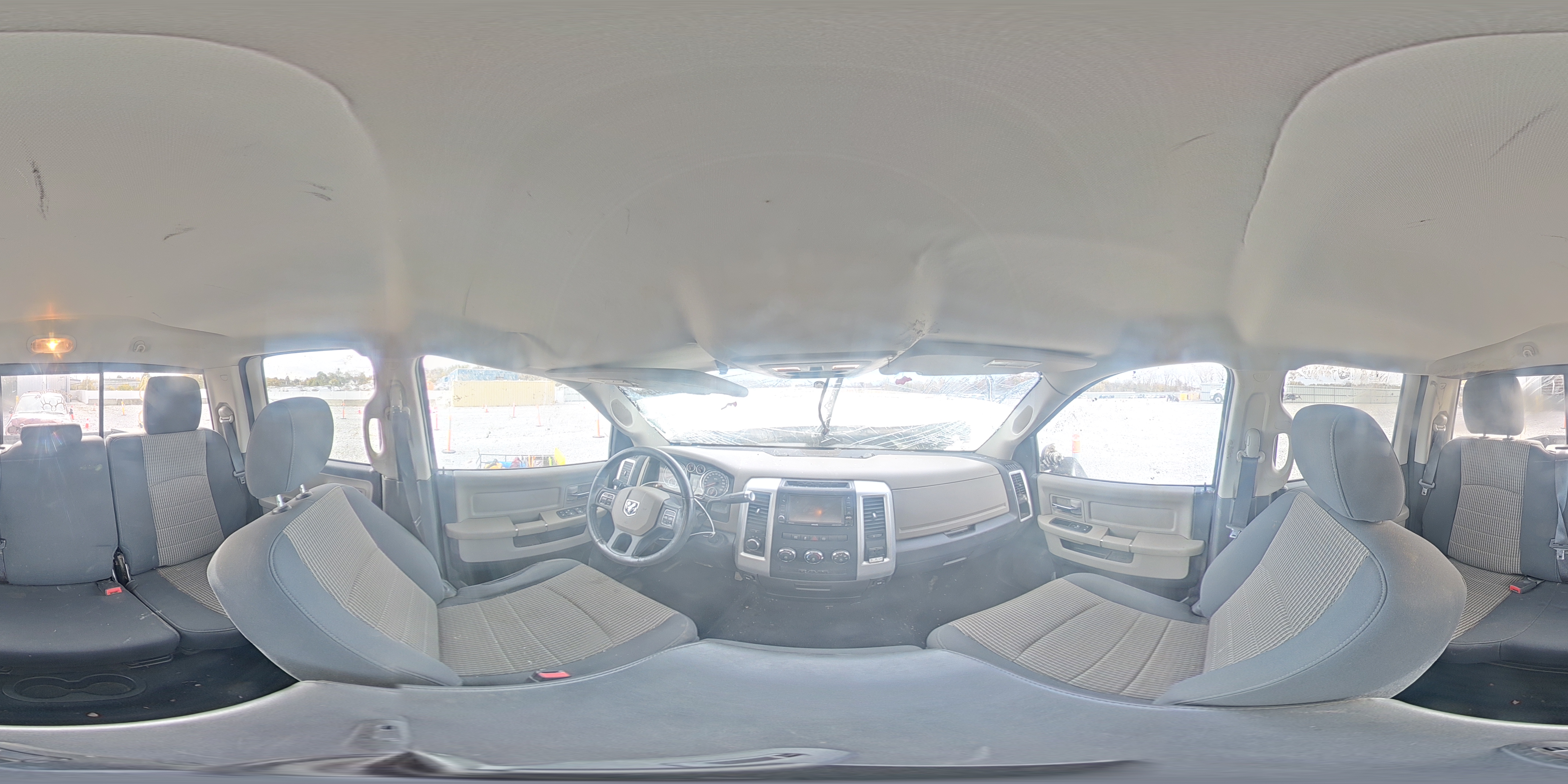 2012 Dodge Ram 1500 Slt Gray vin: 1C6RD7GT0CS108414