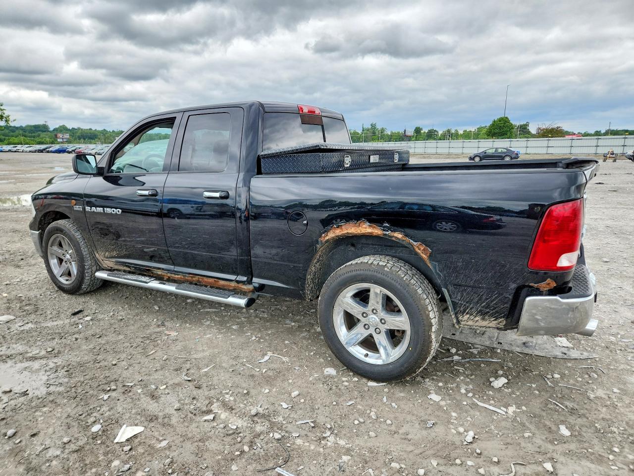 2012 Dodge Ram 1500 Slt Черный vin: 1C6RD7GT0CS115394