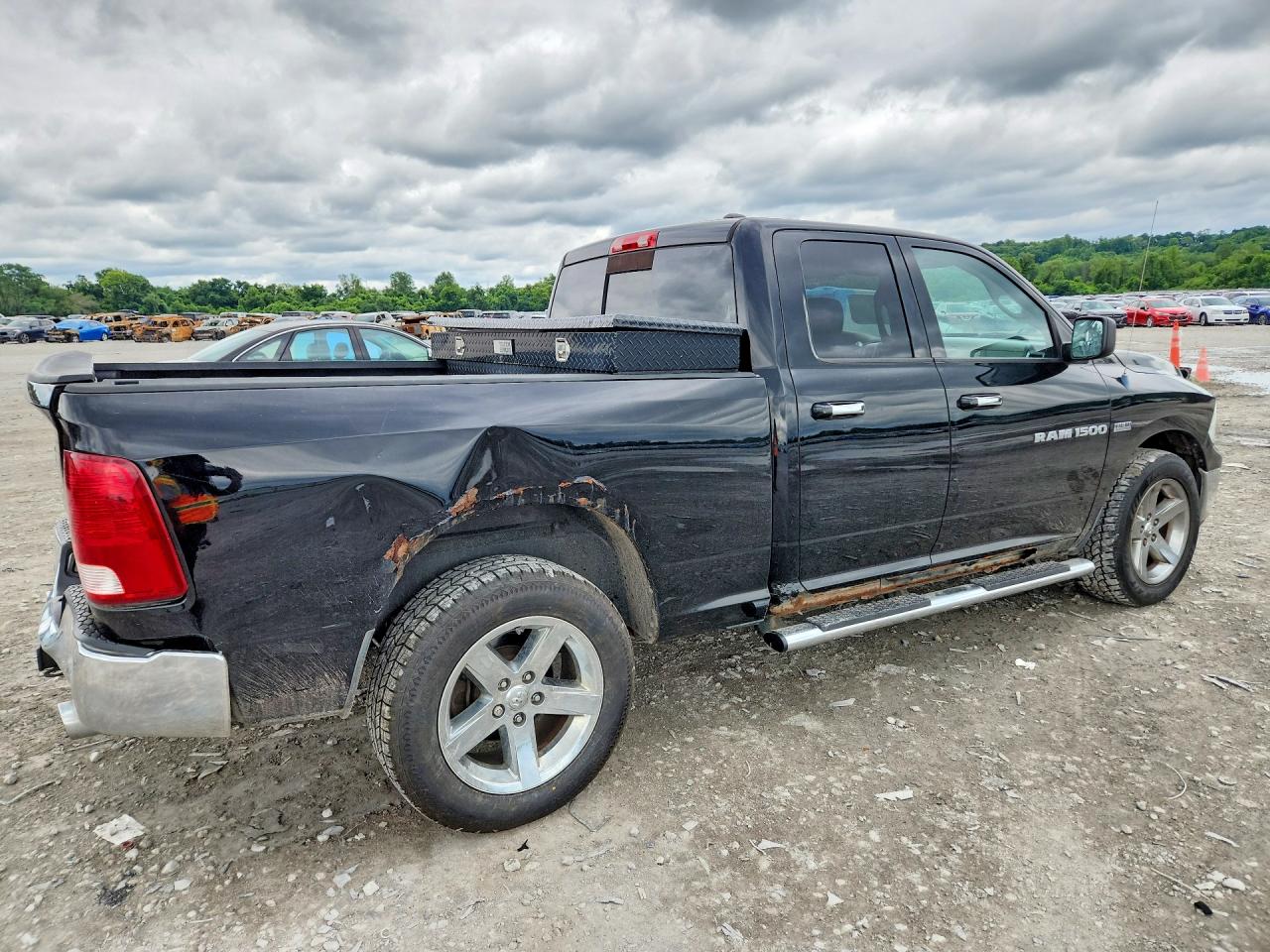 2012 Dodge Ram 1500 Slt Черный vin: 1C6RD7GT0CS115394