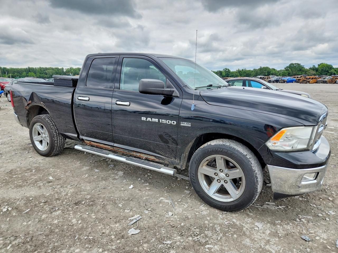2012 Dodge Ram 1500 Slt Черный vin: 1C6RD7GT0CS115394