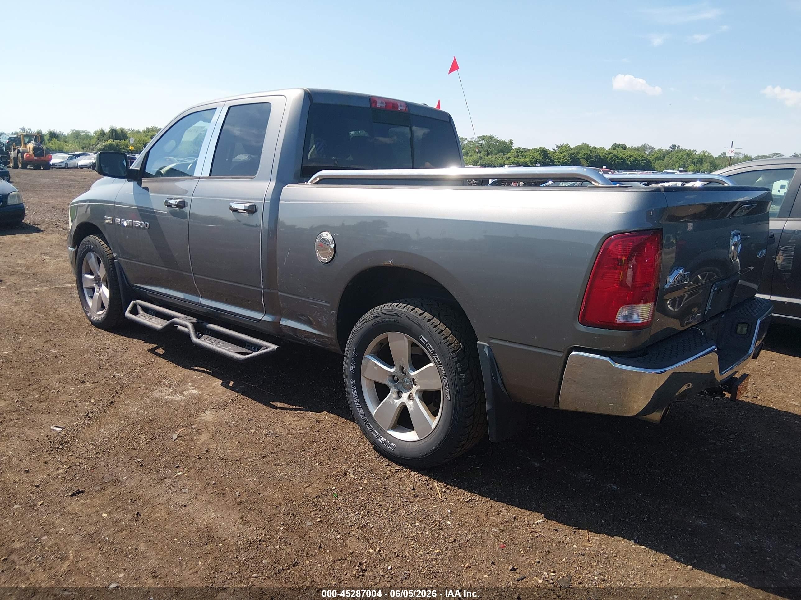 2012 Ram 1500 Slt Gray vin: 1C6RD7GT0CS208691