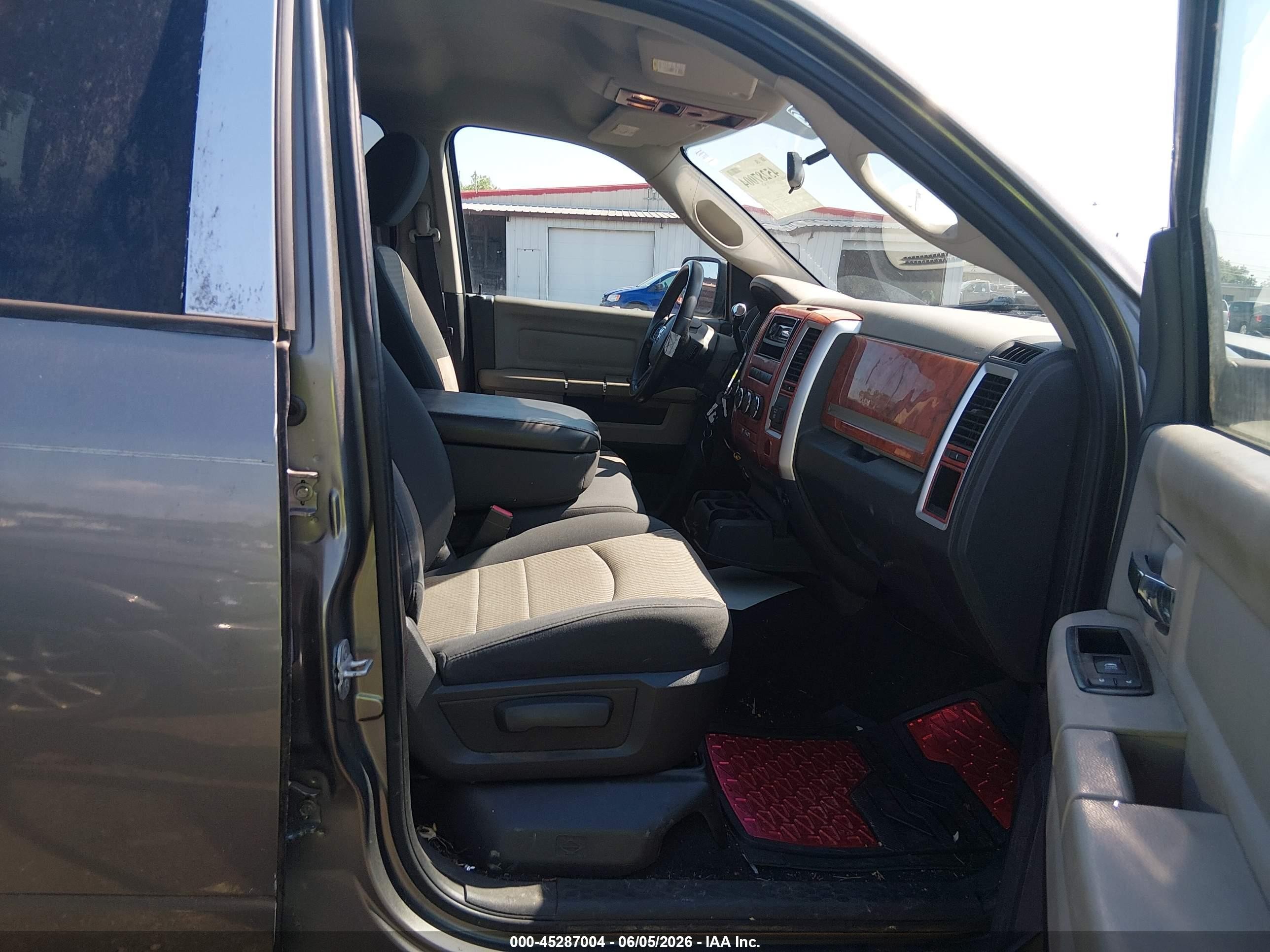 2012 Ram 1500 Slt Gray vin: 1C6RD7GT0CS208691