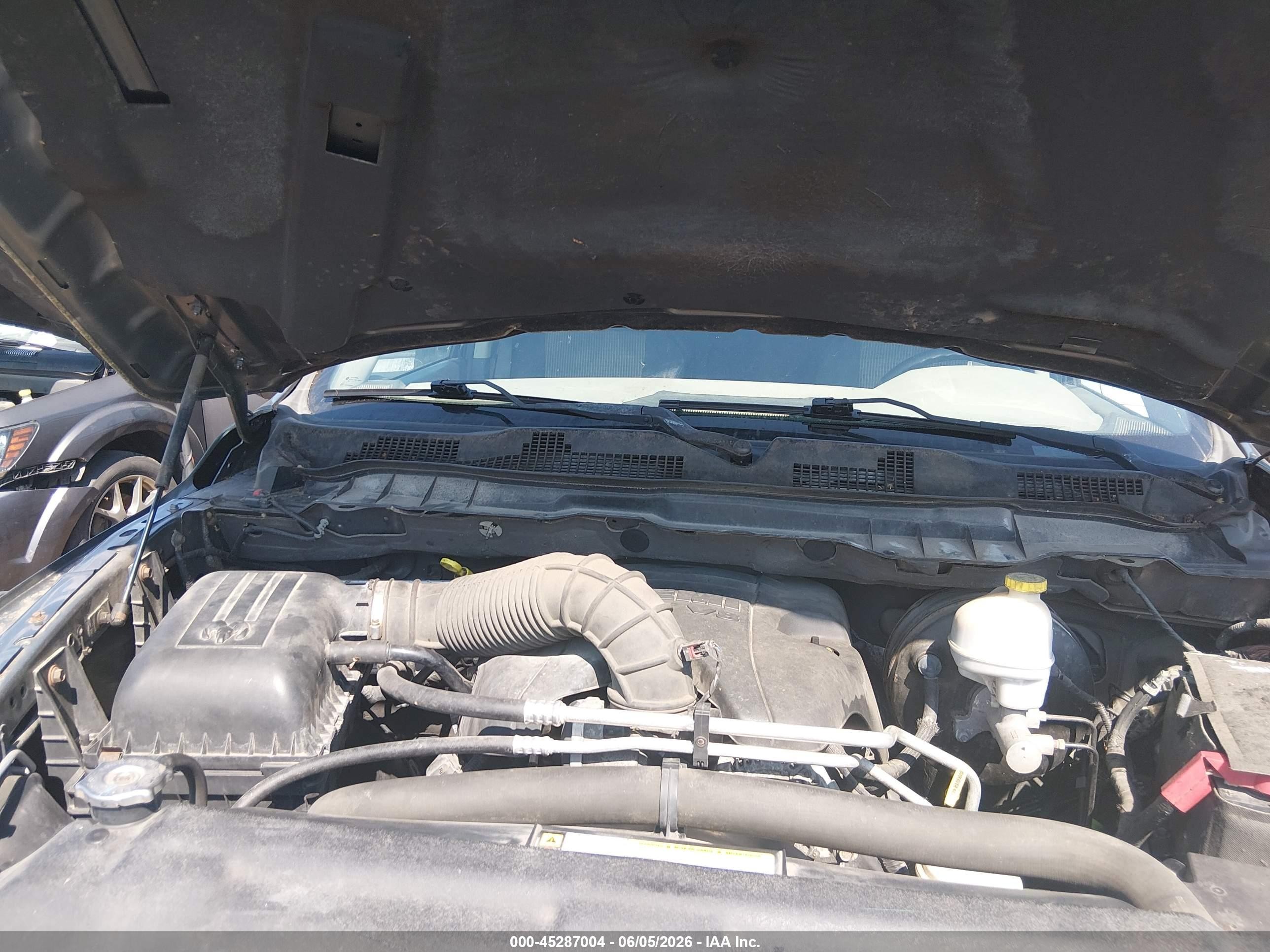2012 Ram 1500 Slt Gray vin: 1C6RD7GT0CS208691