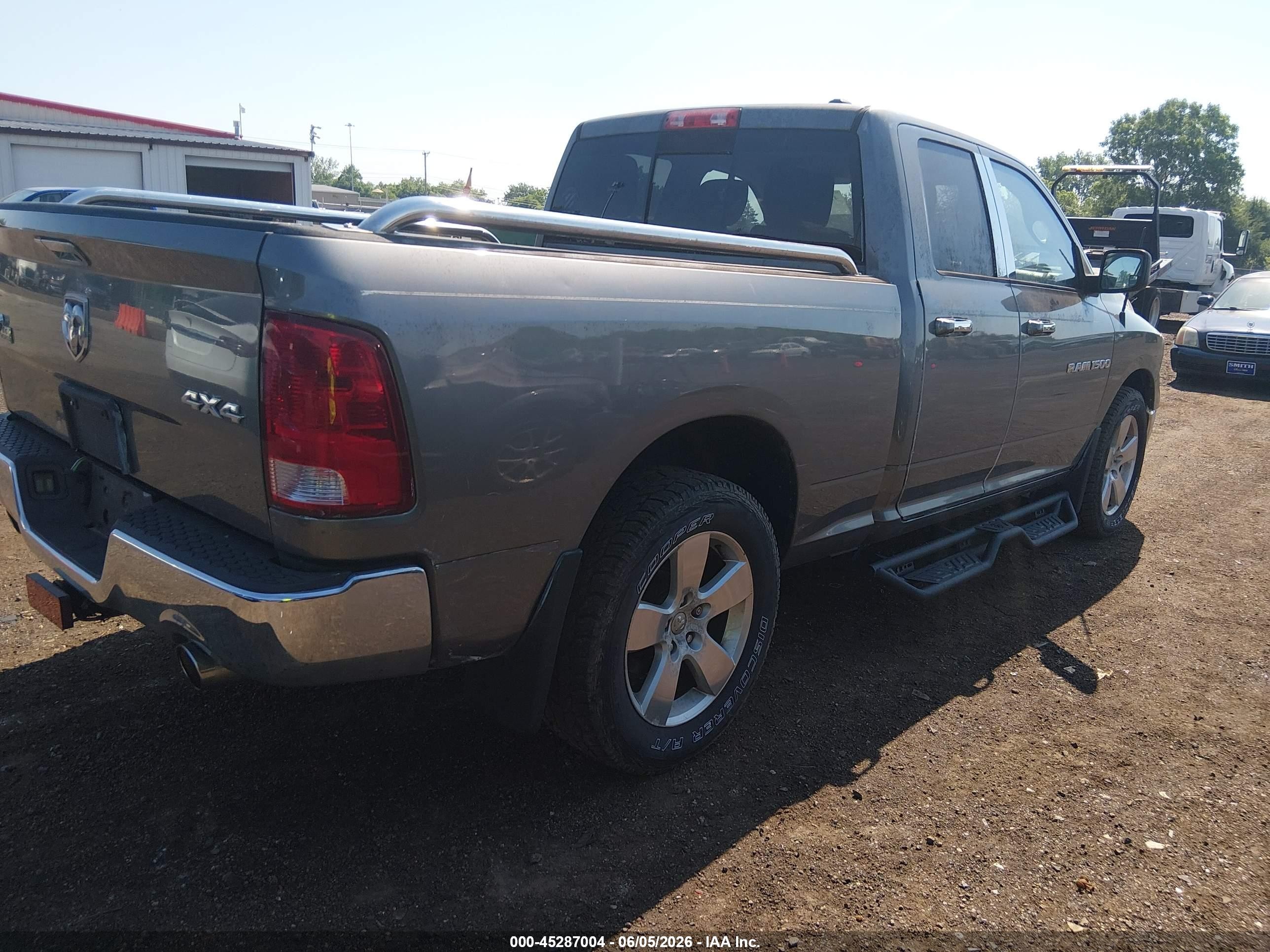 2012 Ram 1500 Slt Gray vin: 1C6RD7GT0CS208691