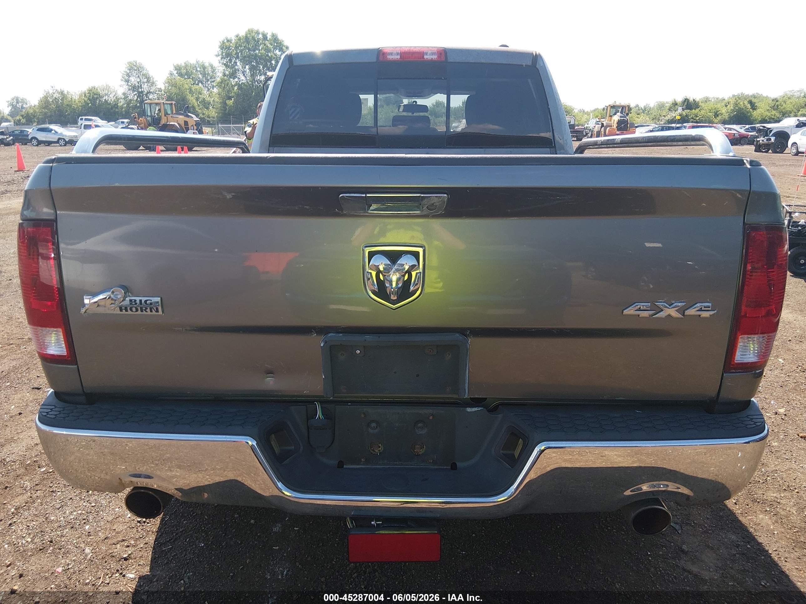 2012 Ram 1500 Slt Gray vin: 1C6RD7GT0CS208691