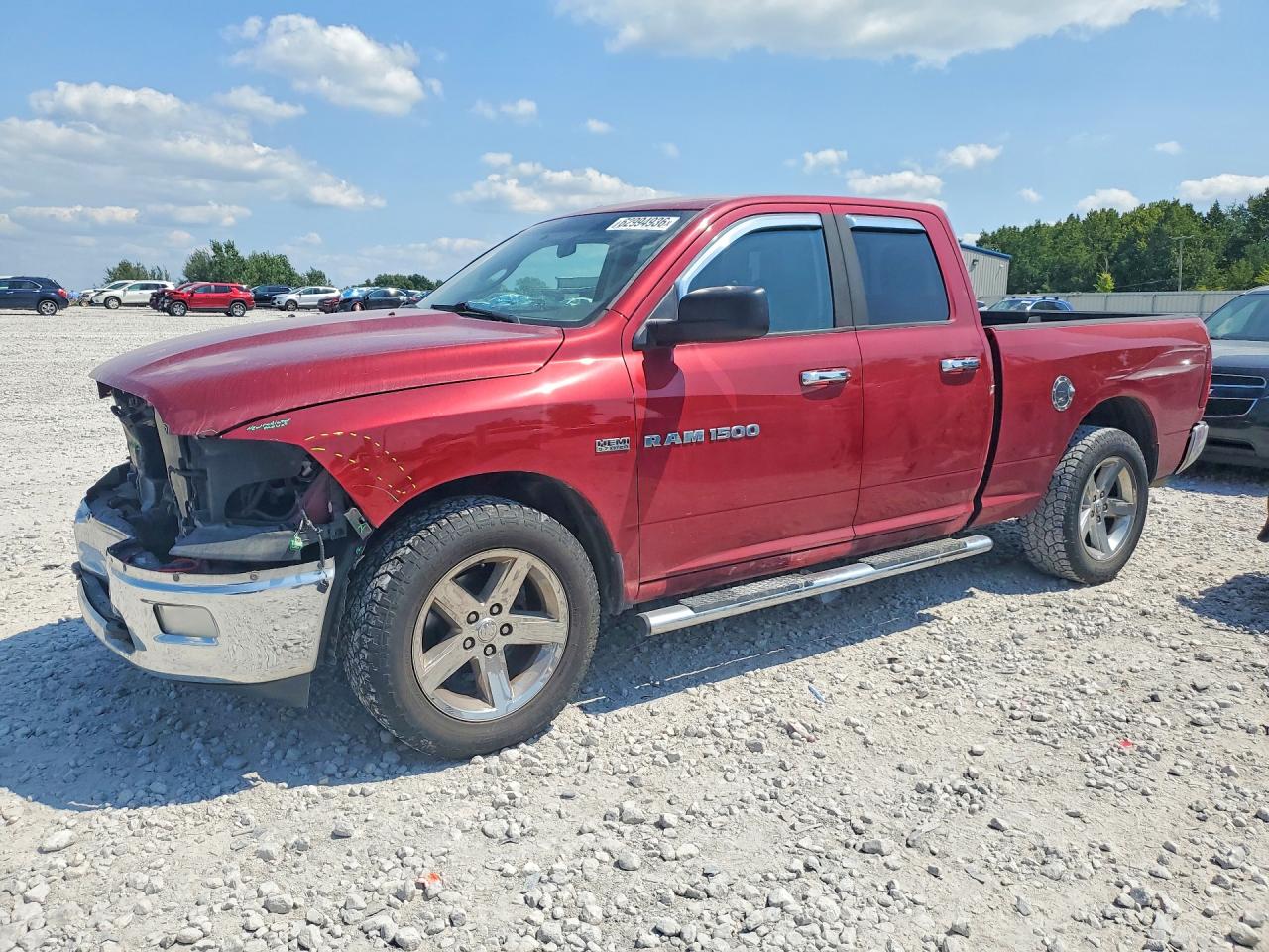 2012 Dodge Ram 1500 Slt Burgundy vin: 1C6RD7GT0CS229704