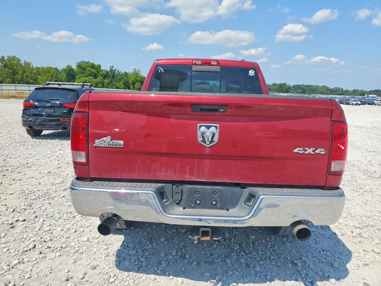 2012 Dodge Ram 1500 Slt Burgundy vin: 1C6RD7GT0CS229704