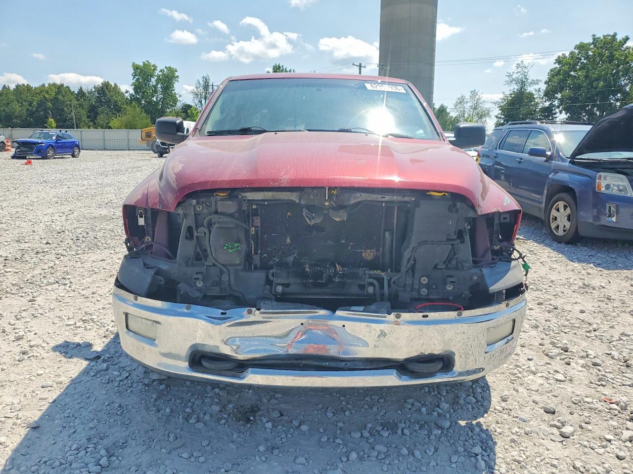 2012 Dodge Ram 1500 Slt Burgundy vin: 1C6RD7GT0CS229704