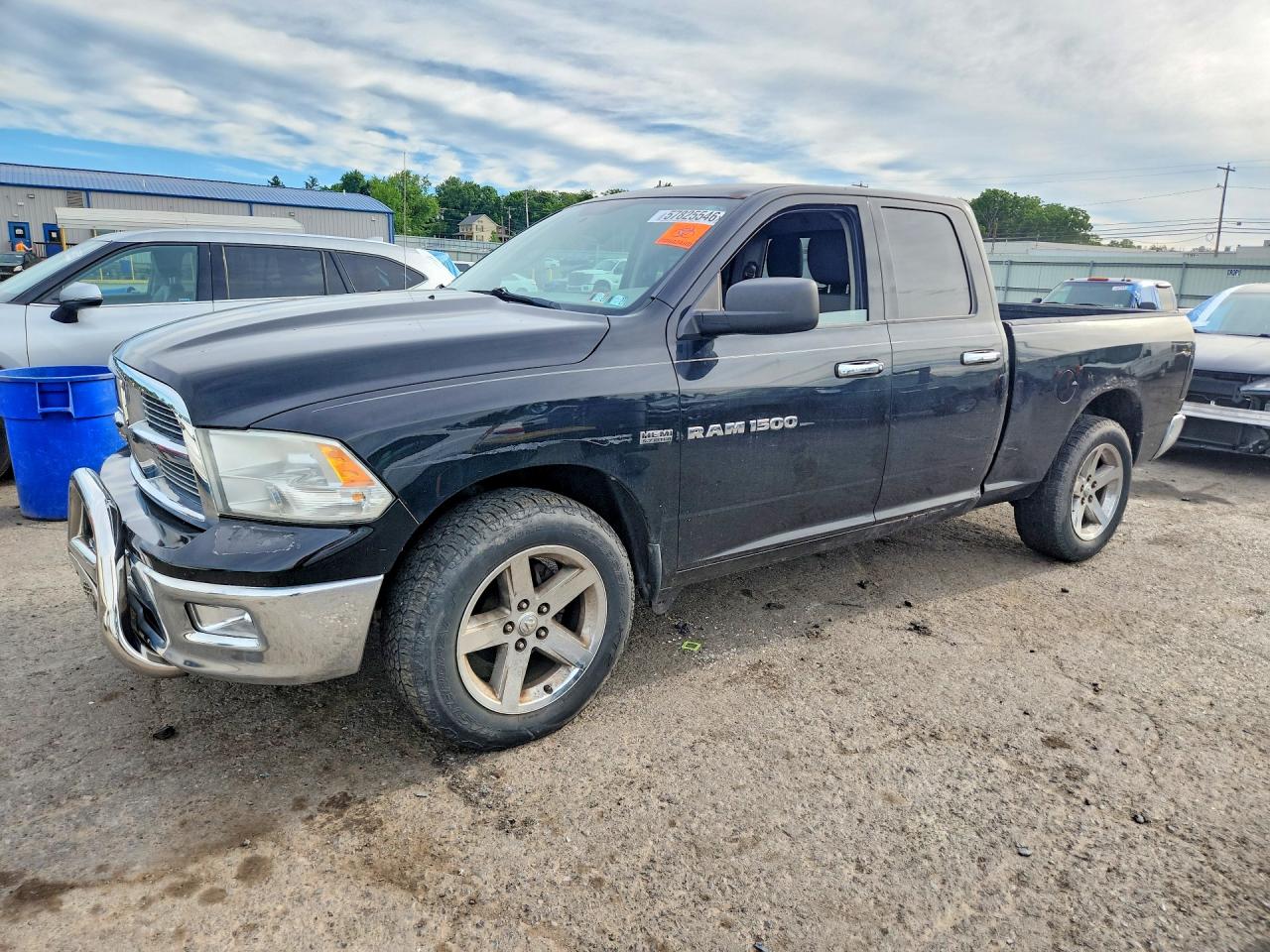 2012 Dodge Ram 1500 Slt Black vin: 1C6RD7GT1CS124833