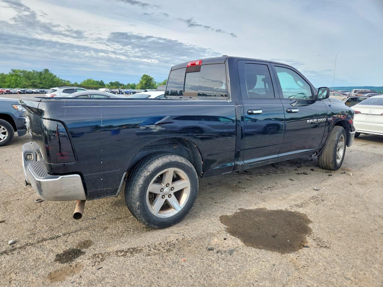 2012 Dodge Ram 1500 Slt Black vin: 1C6RD7GT1CS124833