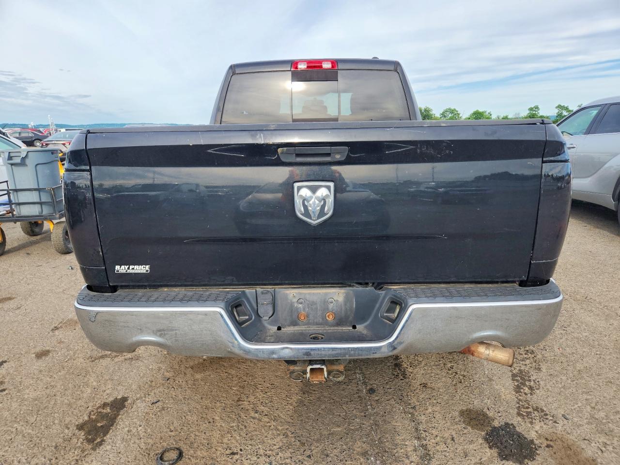 2012 Dodge Ram 1500 Slt Black vin: 1C6RD7GT1CS124833