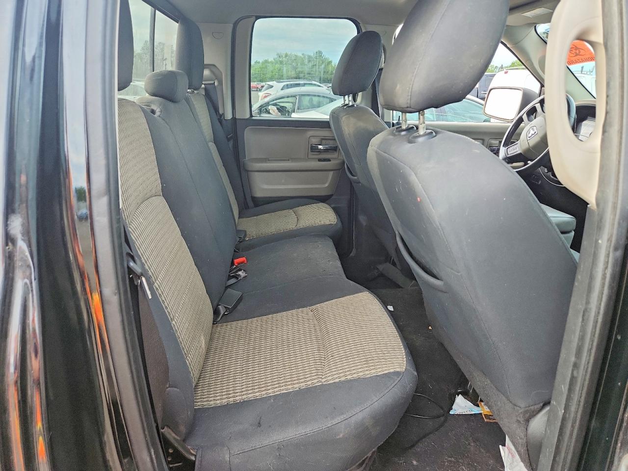 2012 Dodge Ram 1500 Slt Black vin: 1C6RD7GT1CS124833