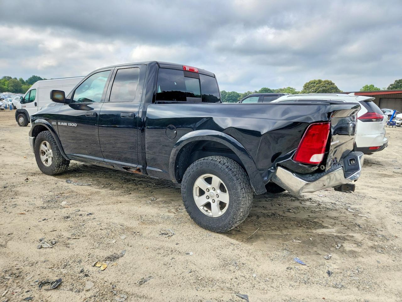 2012 Dodge Ram 1500 Slt Black vin: 1C6RD7GT1CS163373