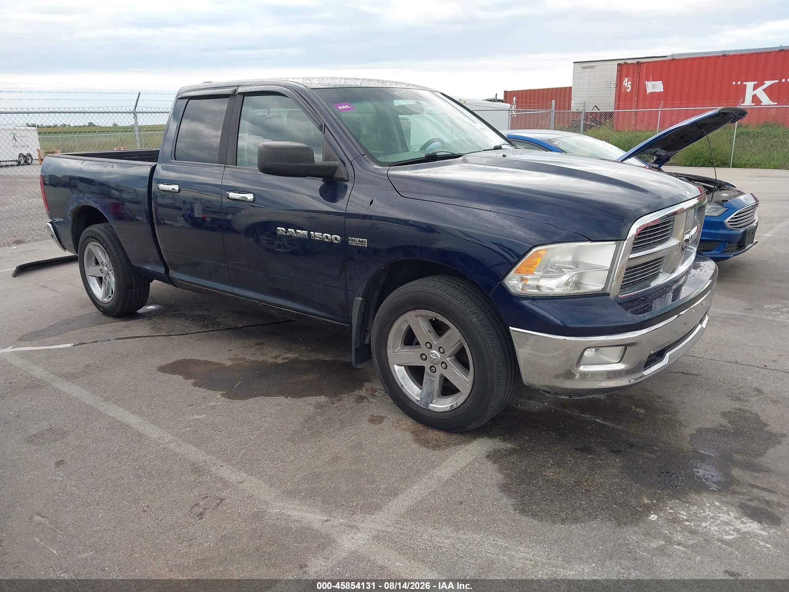 2012 Ram 1500 Big Horn Blue vin: 1C6RD7GT1CS191481