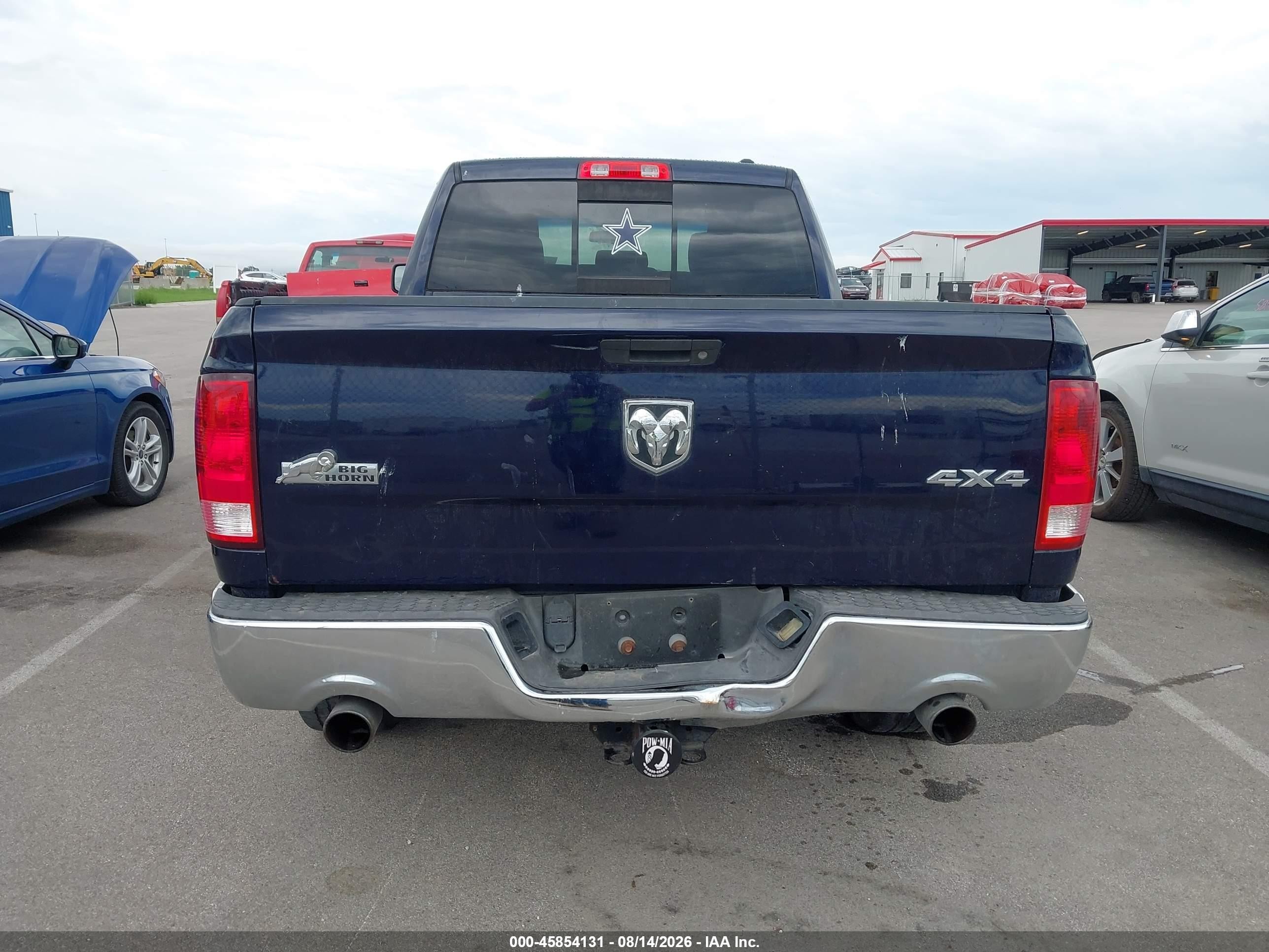 2012 Ram 1500 Big Horn Blue vin: 1C6RD7GT1CS191481