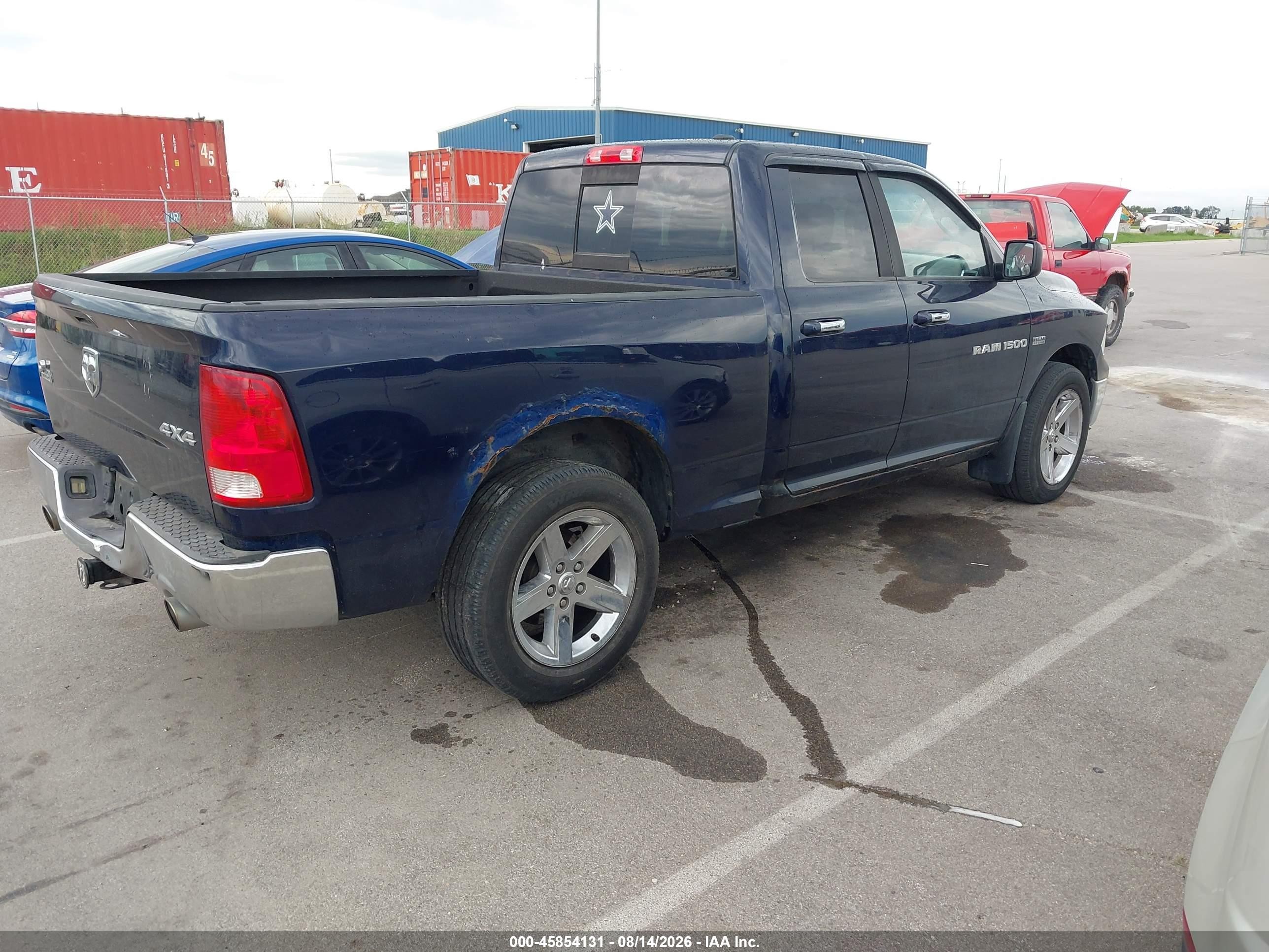 2012 Ram 1500 Big Horn Blue vin: 1C6RD7GT1CS191481