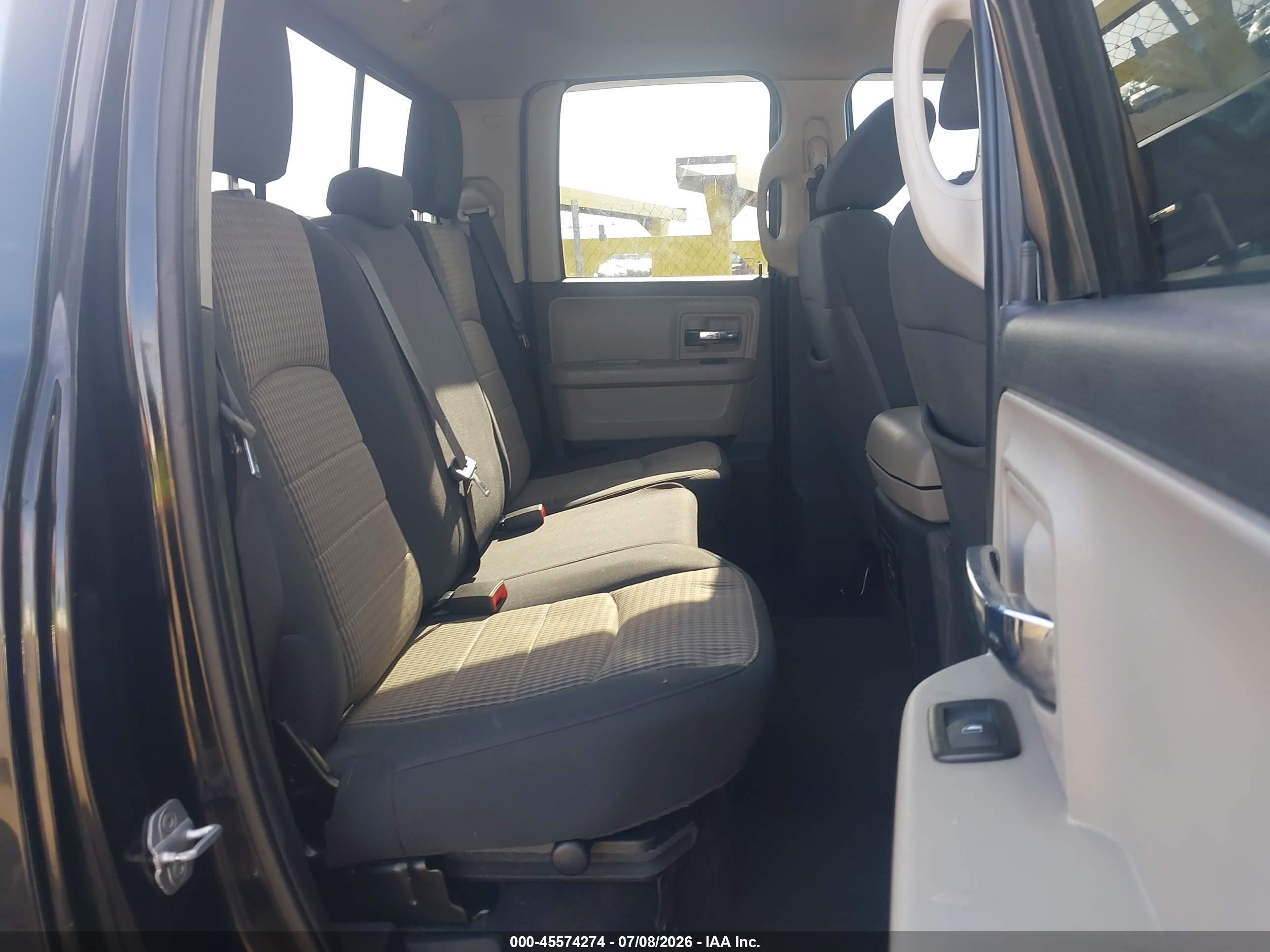 2012 Dodge Ram 1500 Slt Black vin: 1C6RD7GT1CS248651